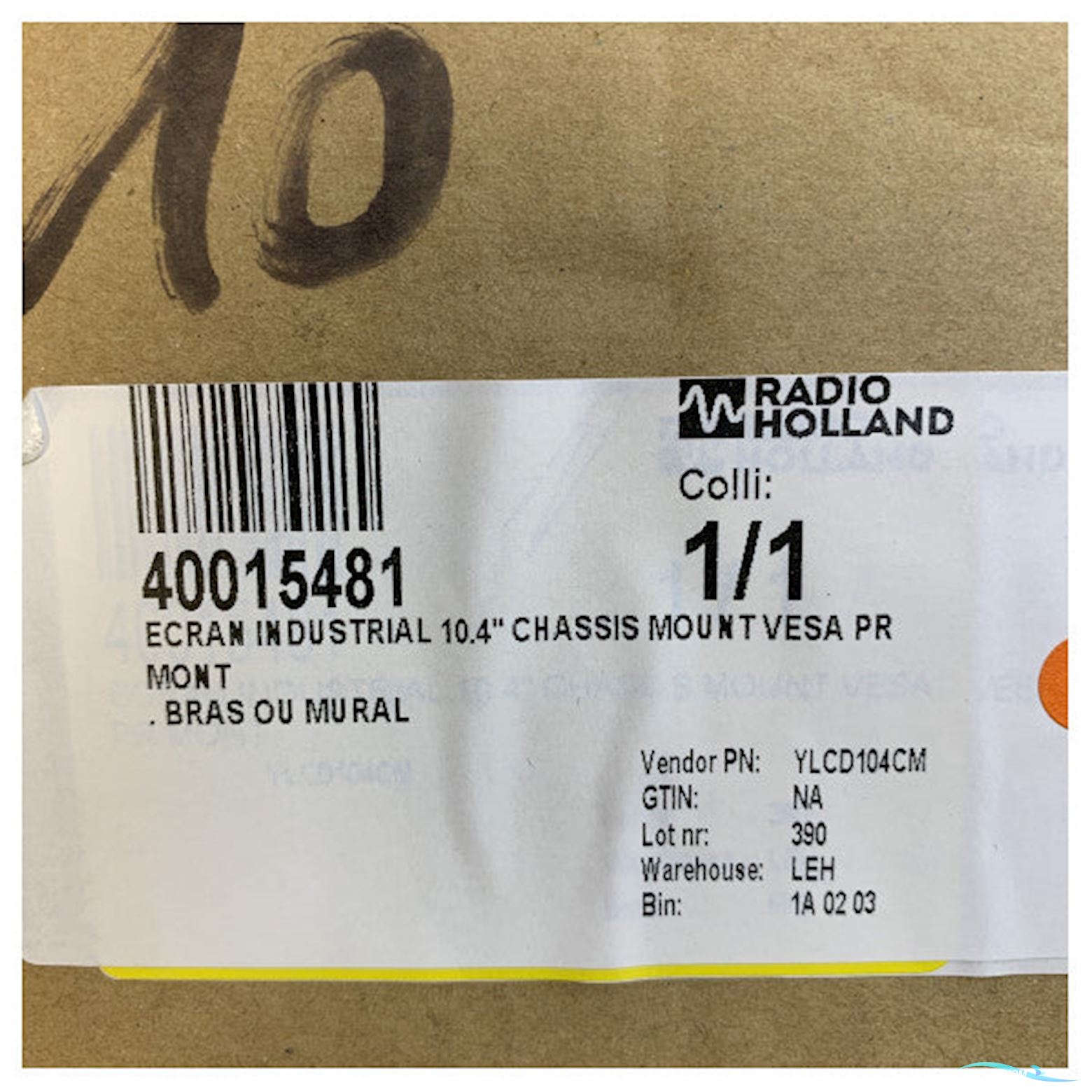 Ecran Ylcd104CM 10.4 Inch Industrial Mounted Display