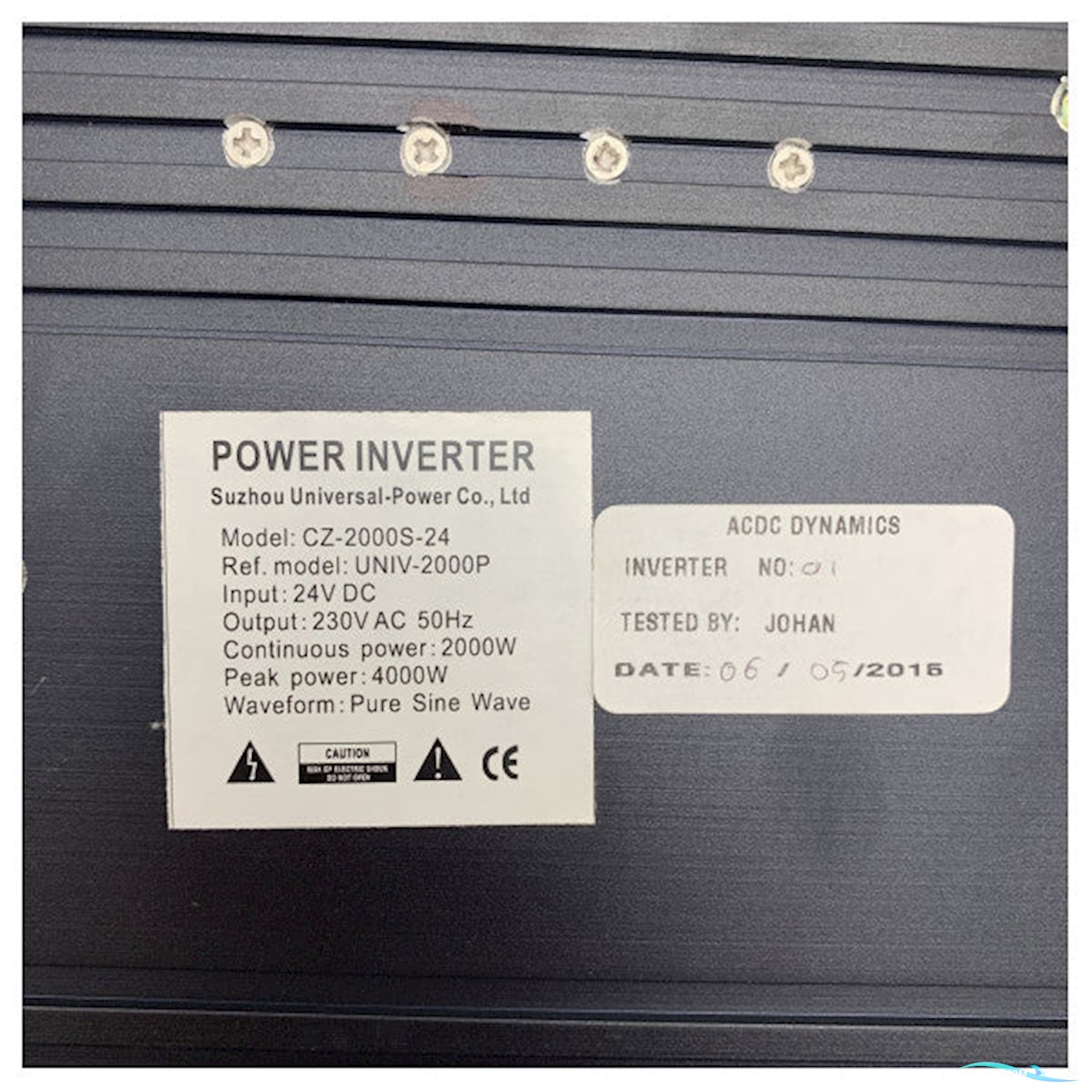 Furuno Billion Power AC/DC 2000W Pure Sine Wave Inverter 24V to 230V With Overheat & Short Circuit Protection - CZ-2000S
