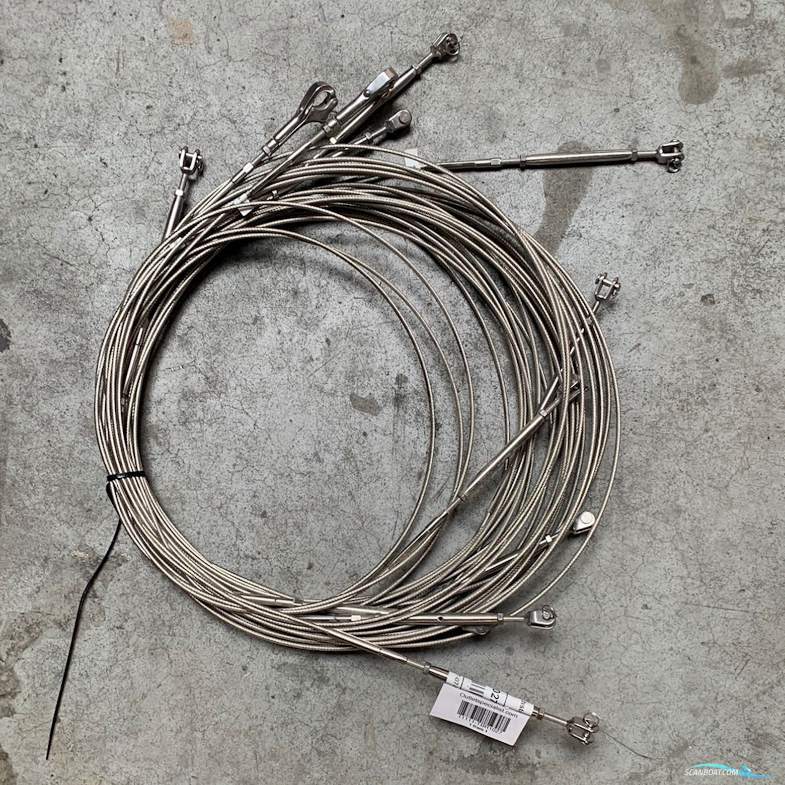 Hanse 345 RVS zeerailing compleet zonder doorgang