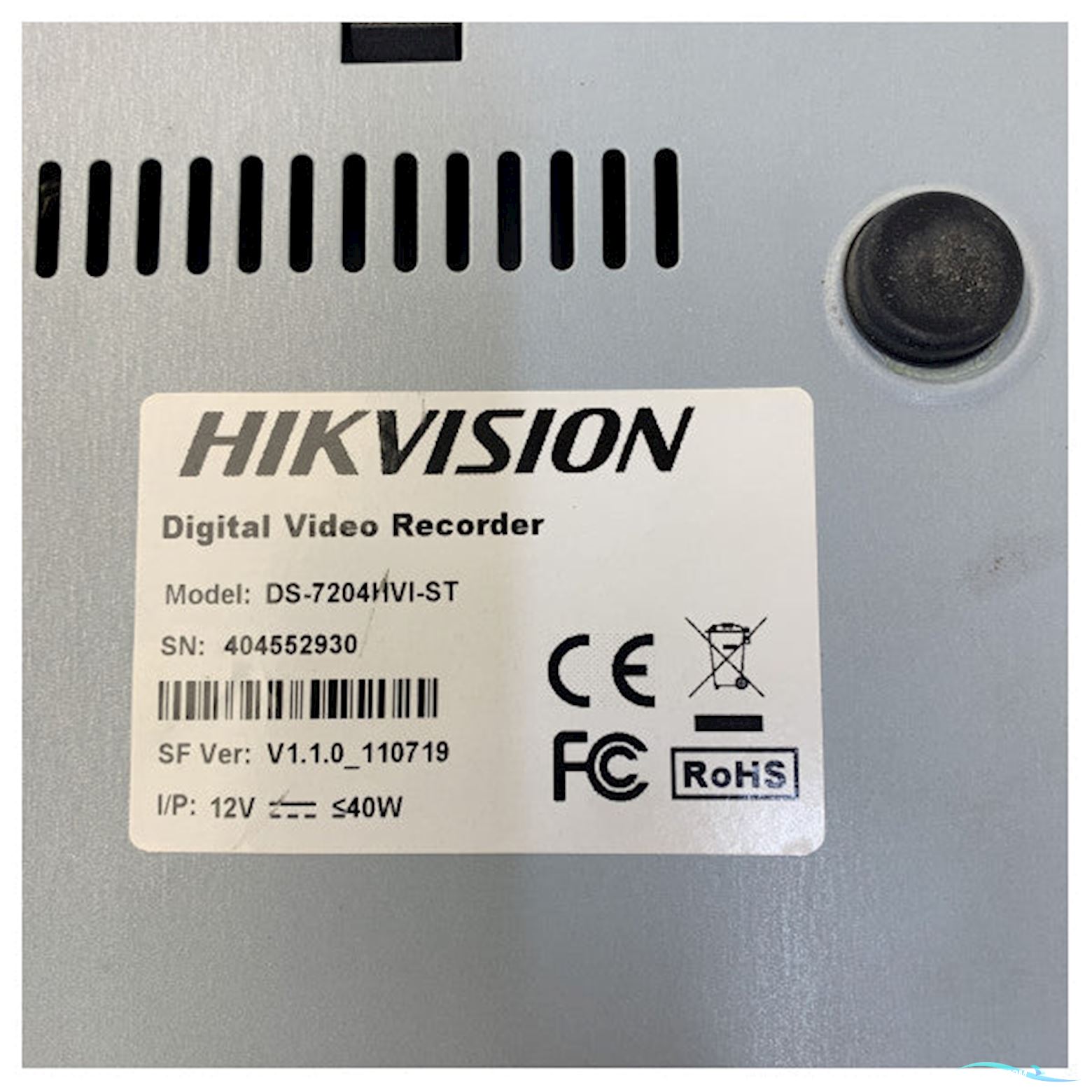 Hikvision DS-7204HVI-ST 4-Channel Digital Video Recorder DVR - Used