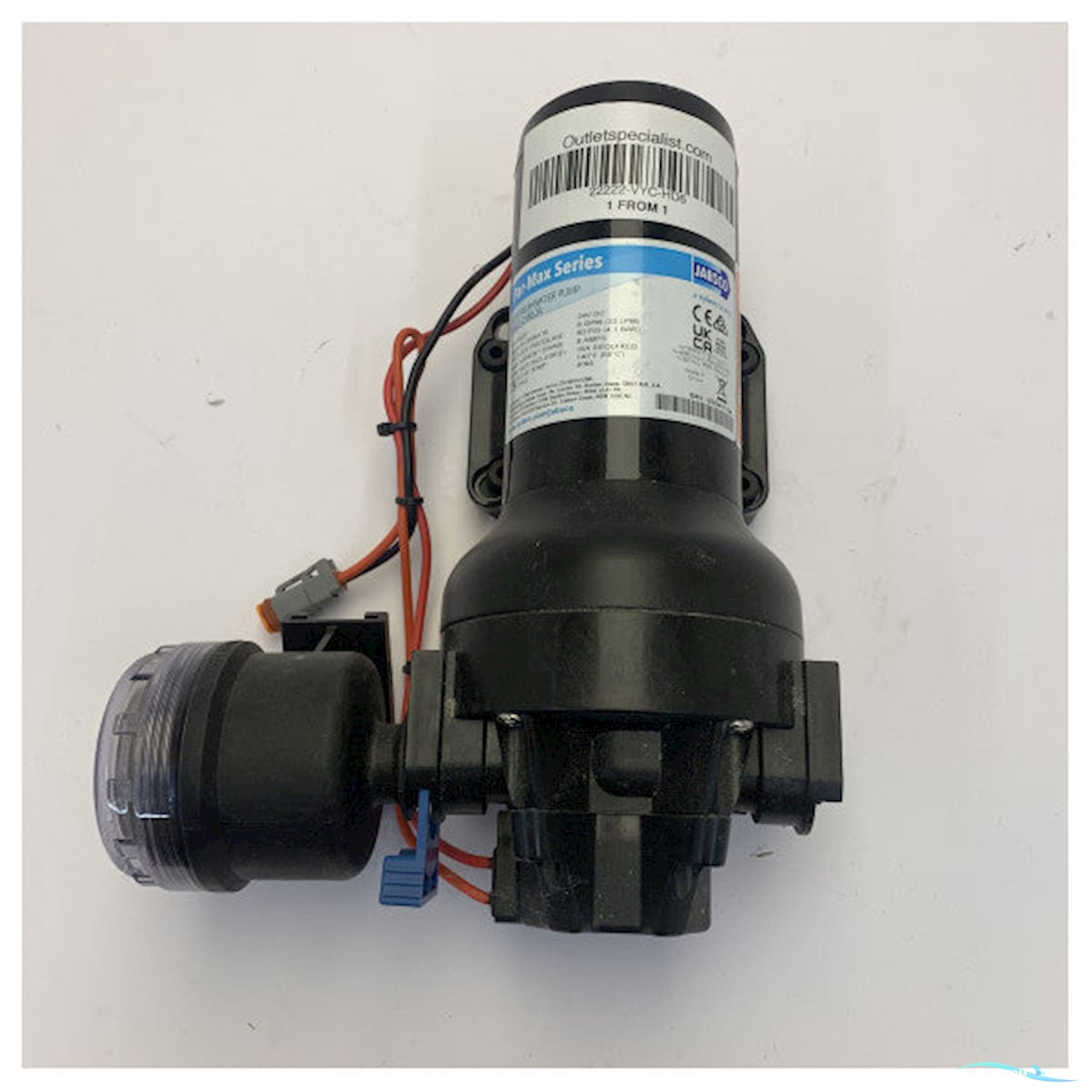 Jabsco HD6 Heavy Duty Marine Pump - 6 GPM High Pressure Washdown/Water Pump Bootaccessoires 0, The Netherlands