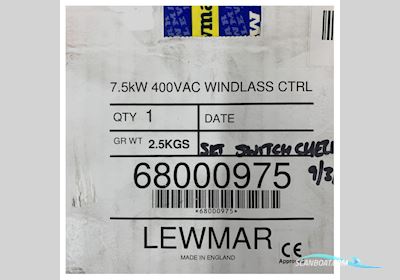 Lewmar AC Windlass Control Box 400V 7.5kW Marine Electrical Box - 68000975 Bootaccessoires 2026, The Netherlands