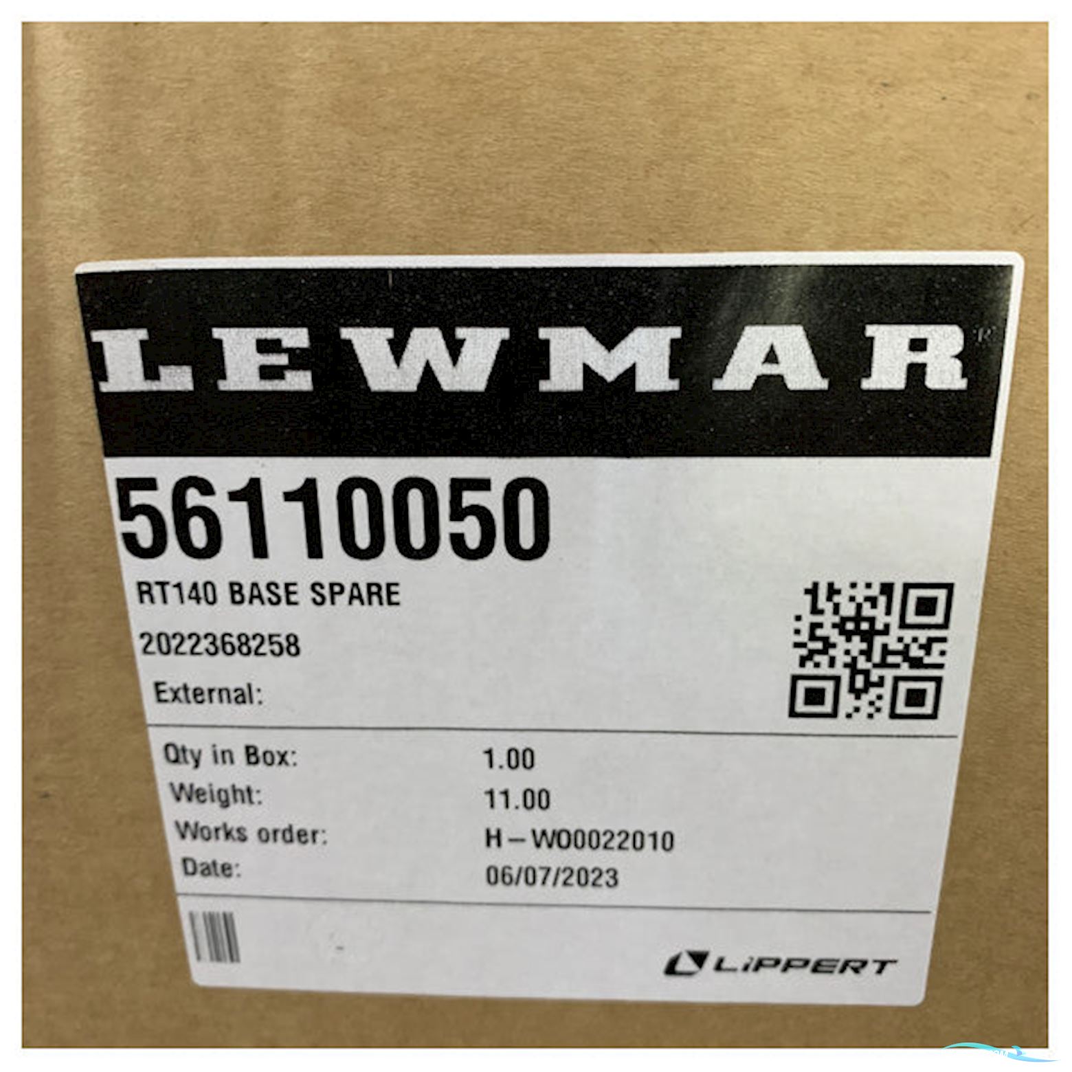 Lewmar RT140 Retractable Bowthruster Base Spare Lid - 56110050