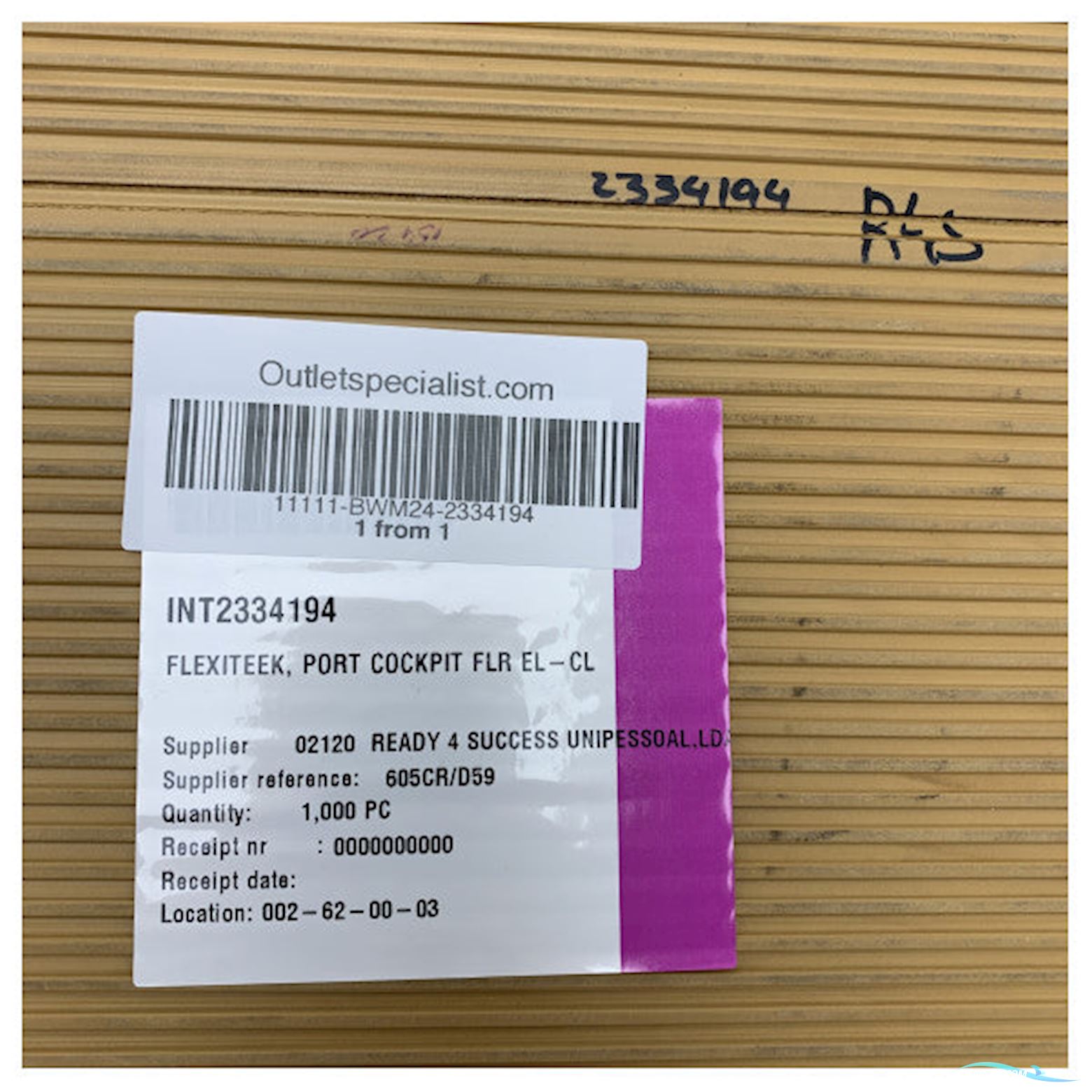 Quicksilver 605 Cruiser And Uttern D59 Port Side Cockpit Flexiteak Floor - 2334194