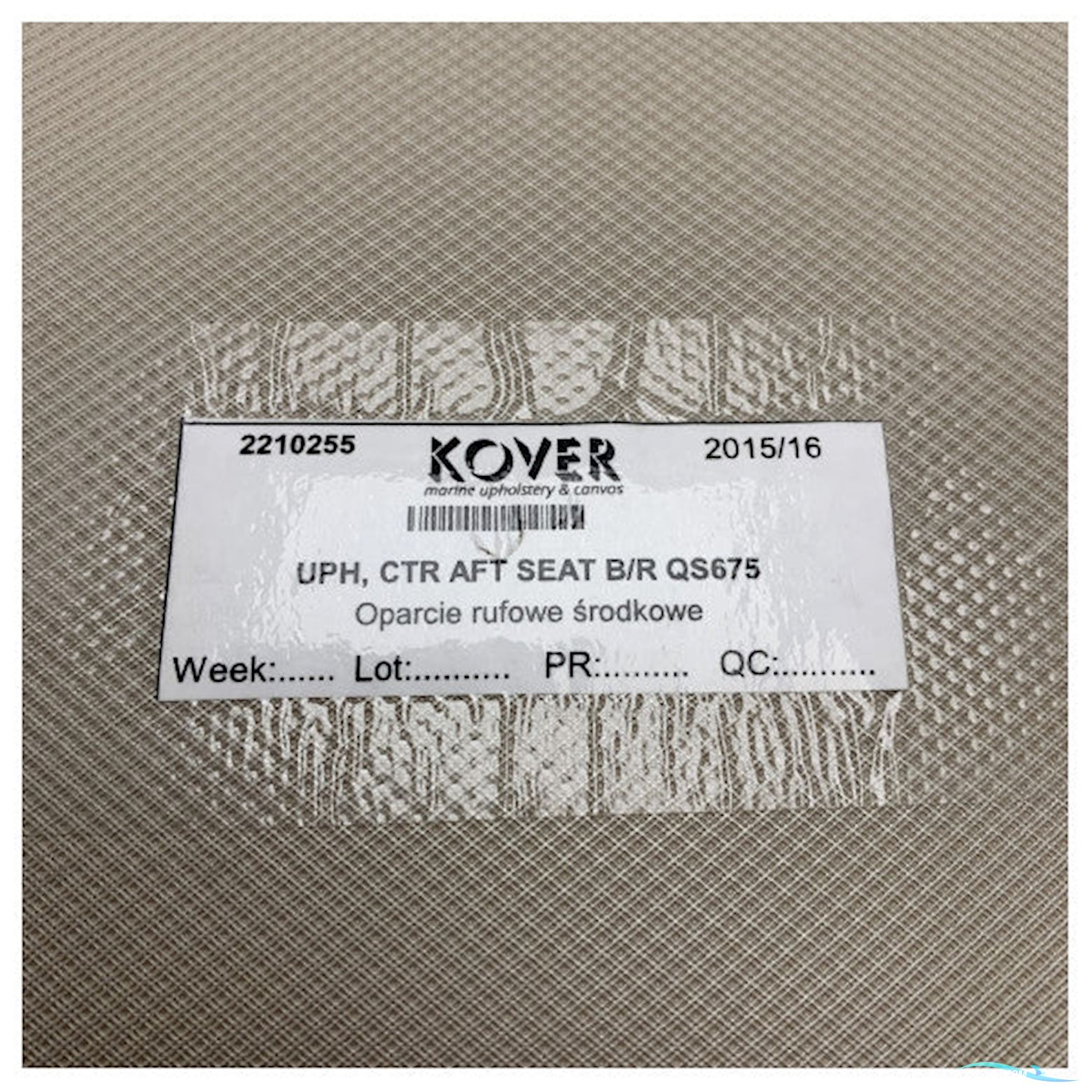 Quicksilver 675 Marine Console Backrest Seat Cushion brown  - 2210255