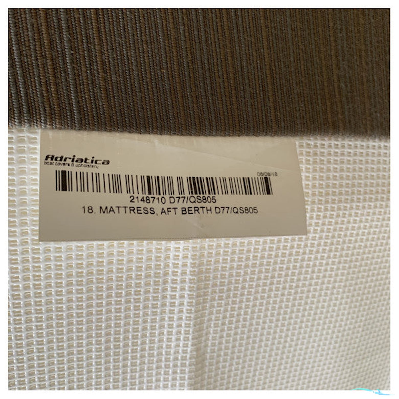 Quicksilver 805 And Uttern D77 Aft Berth Mattress Grey - 2148710