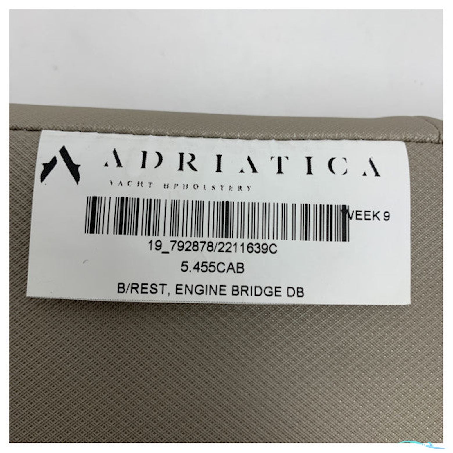 Quicksilver Active 455 Cabin Pilot Seat Backrest Cushion Brown - 2211639C