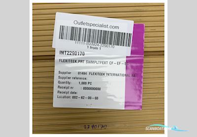 Quicksilver Flexiteak Teak Kit for Port Side Swimplatform - 2290170 Bootaccessoires 2026, The Netherlands