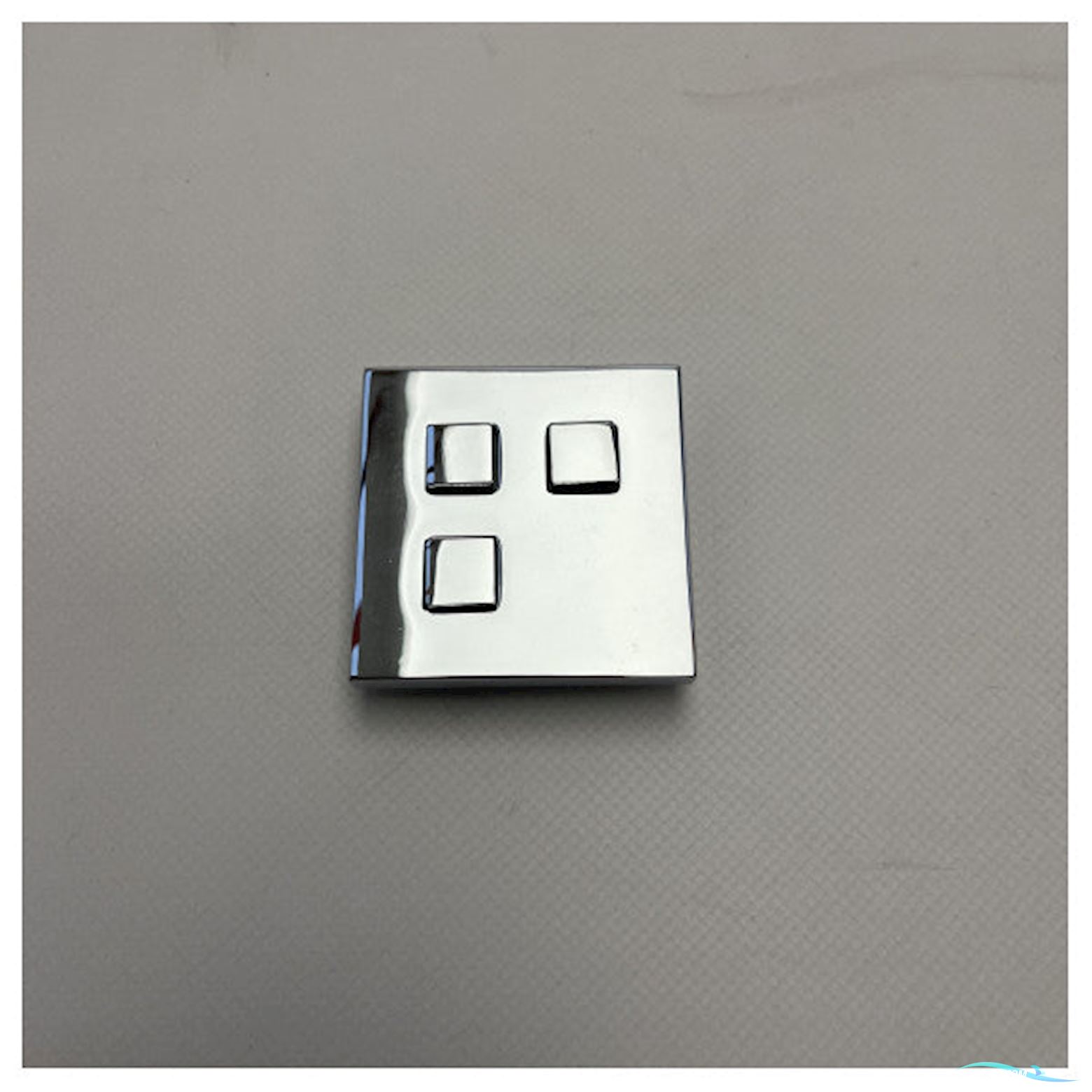 Riva Premium Stainless Steel Marine Mounting Plate 3P 60x60mm for Durable Electrical Connections Bootaccessoires 2026, The Netherlands
