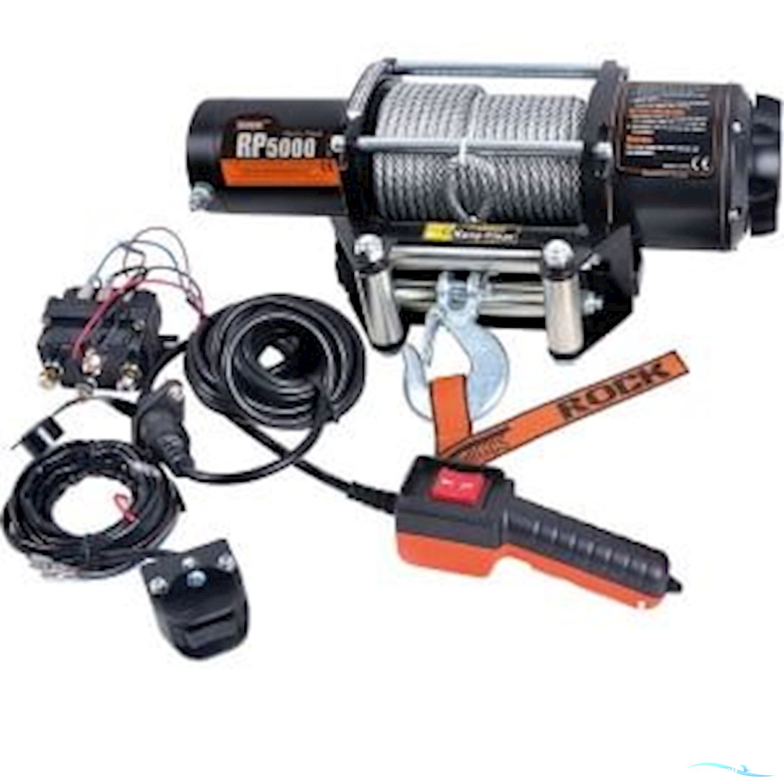 Rock rp5000 el-Trailerspil 12 Vdc 3,8hk (2,8kw) 2268 kg Bootaccessoires 2025, Denemarken