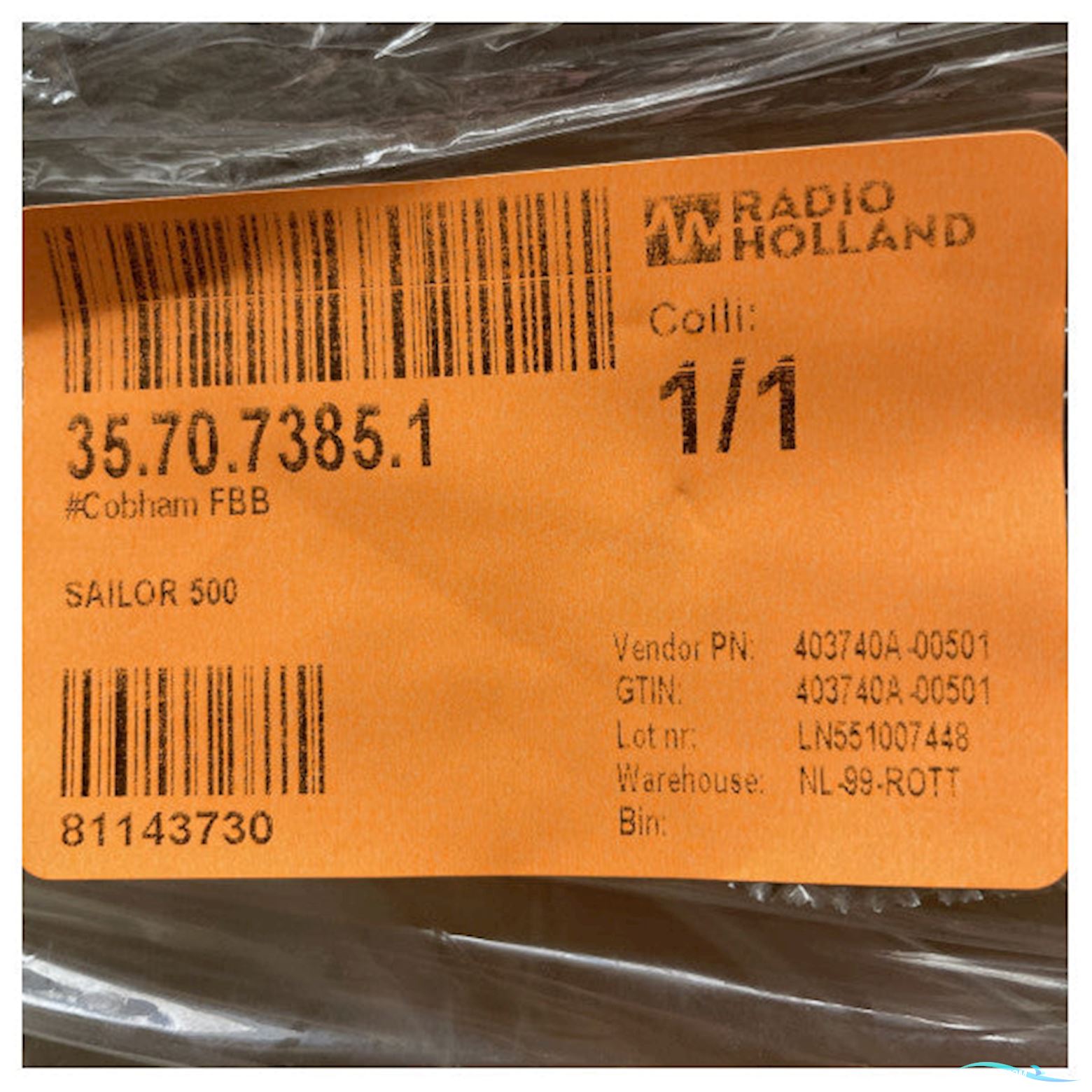 Sailor 500 FleetBroadband above deck unit - 403740A-00501