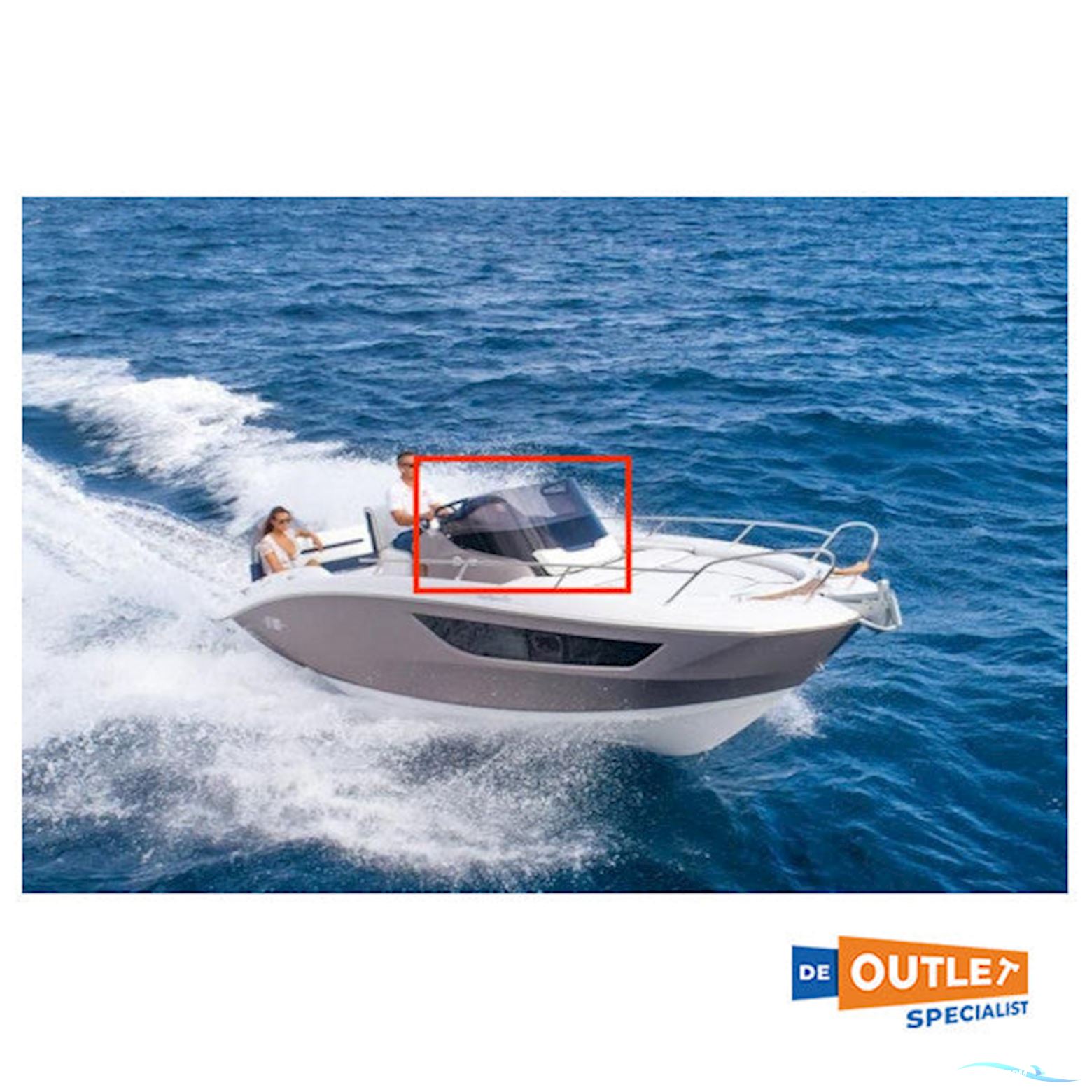 Sessa Marine Key Largo 24 windscreen + stainless steel frame Bootaccessoires 2026, The Netherlands
