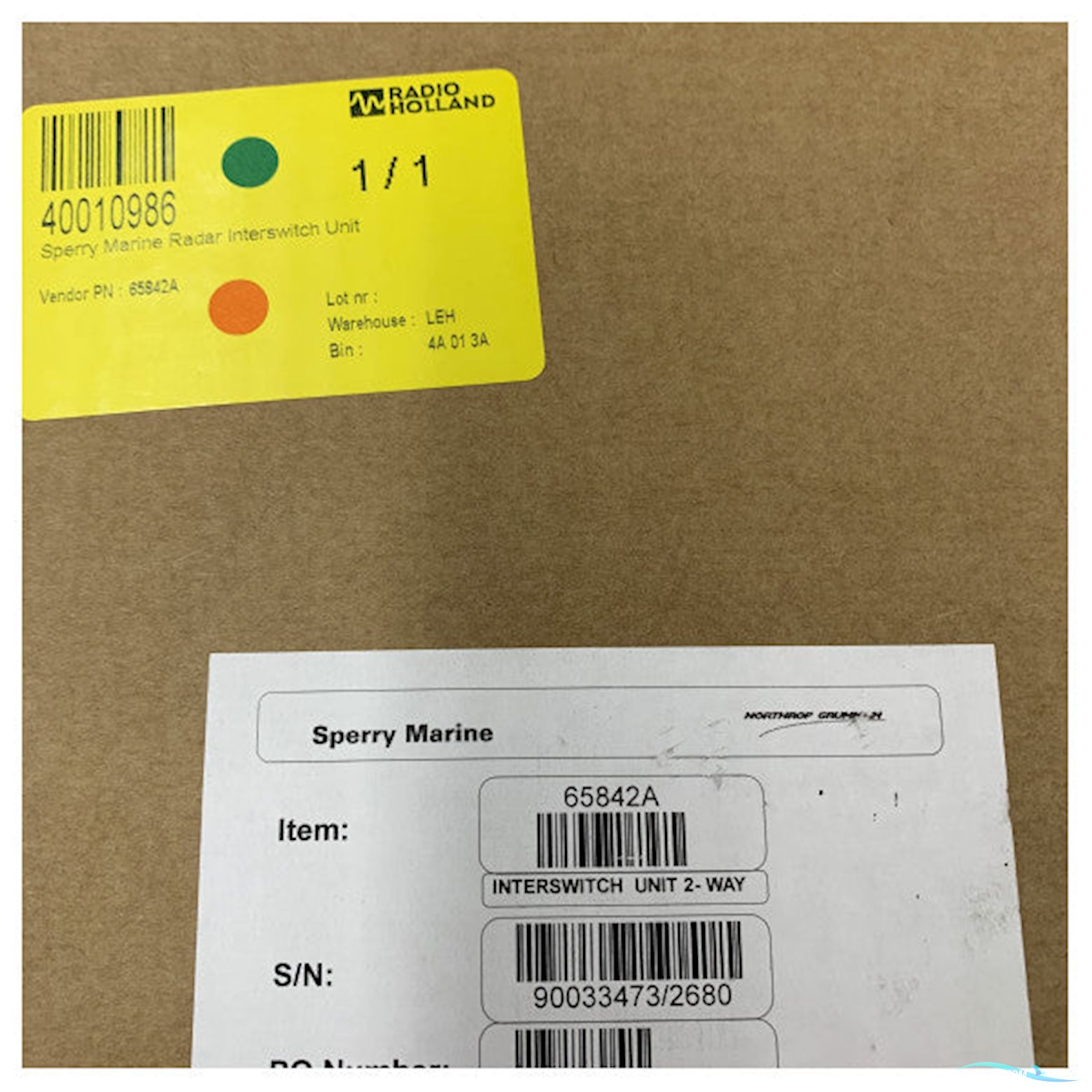 Sperry Marine 65842A 2-Way Interswitch Radar Unit