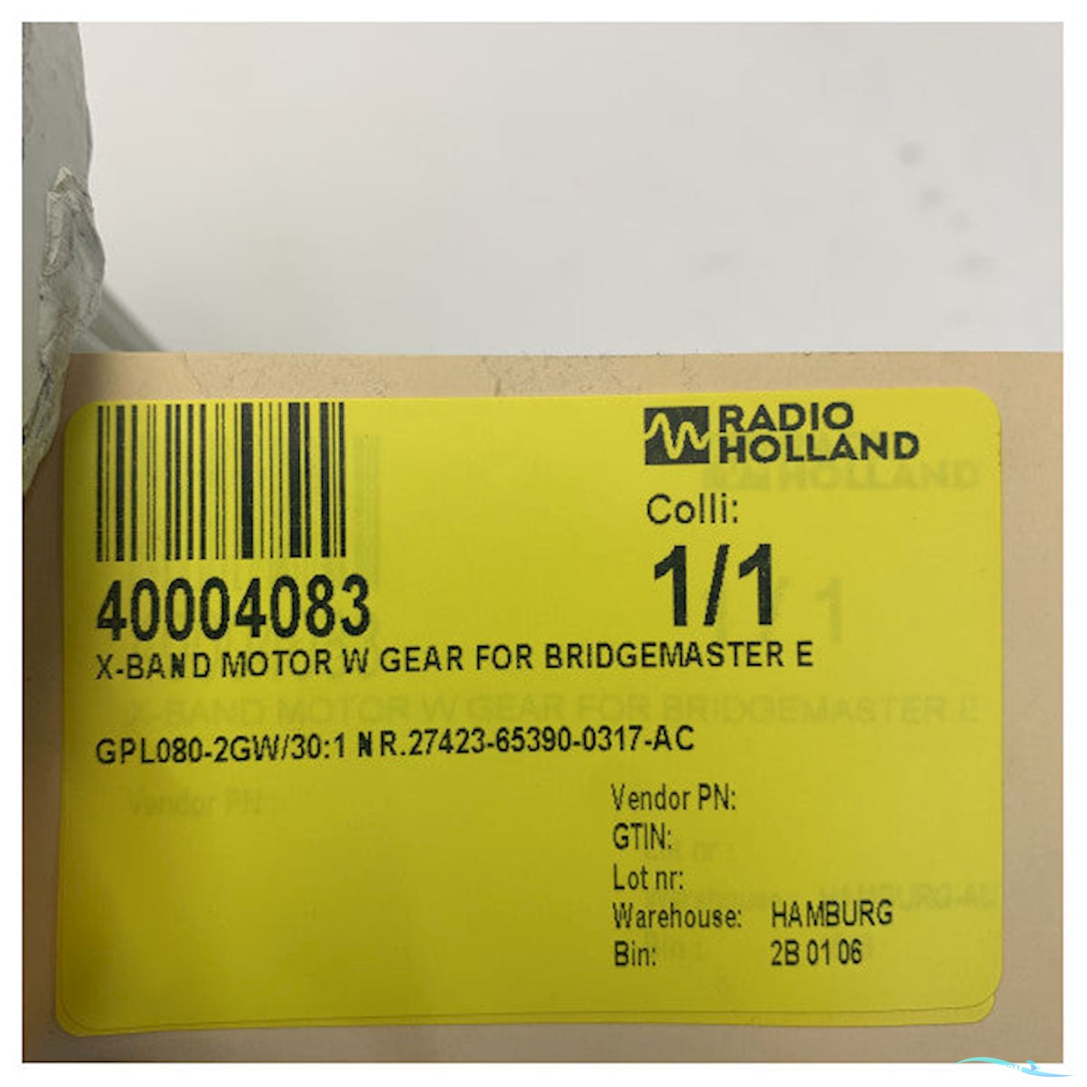 Sperry Marine Bridgemaster X-Band Radar Motor - GPL080-2GW/30