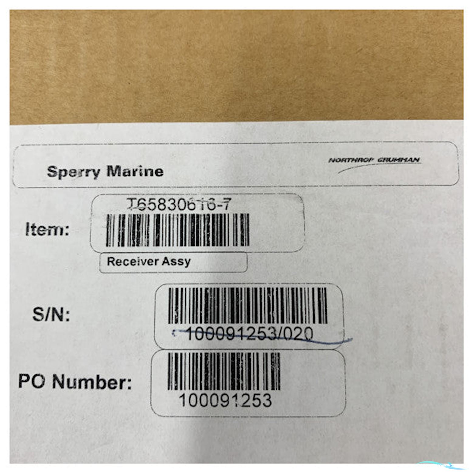 Sperry S-Band Radar Receiver Assembly T65830616-7