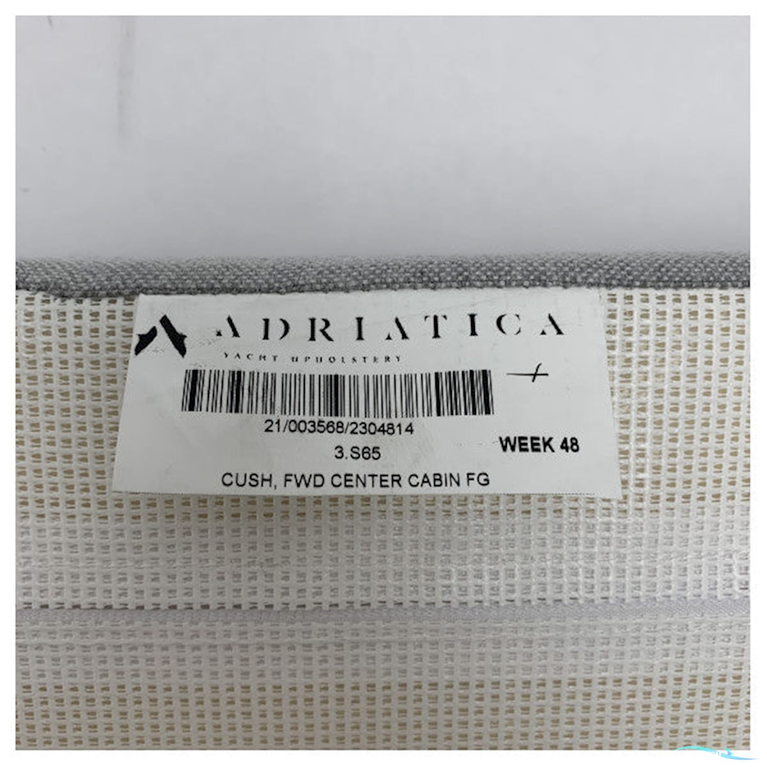 Uttern S65 Center Cabin Front Inlay Cushion Grey - 2304814