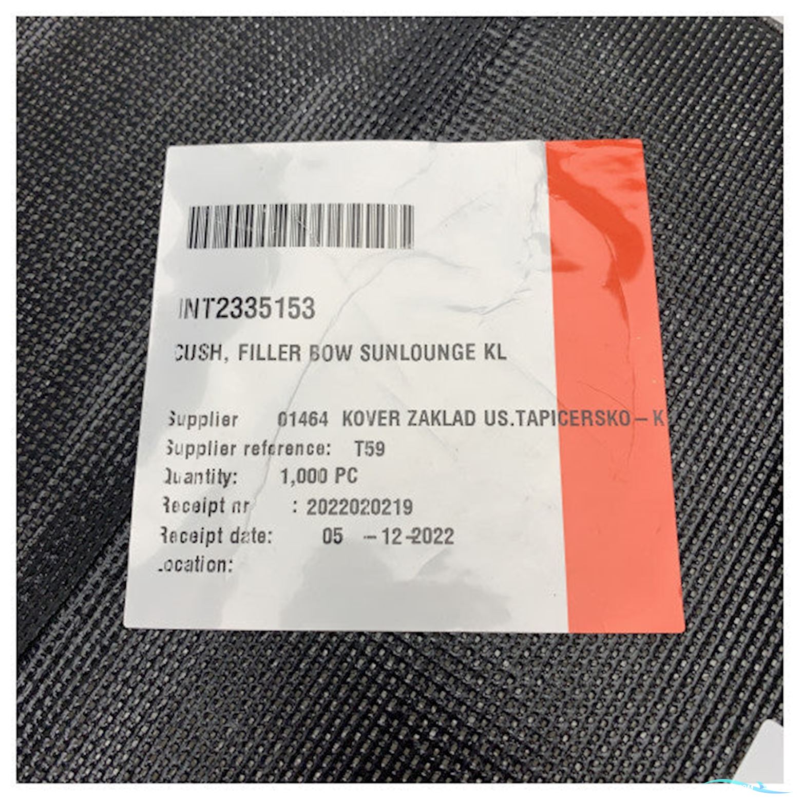 Uttern T59 Bow Sunlounge Filler Cushion Antracite - 2335153