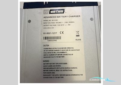Vetus BC12151 4-Stage 12V - 15A Automatic Battery Charger Bootaccessoires 2026, The Netherlands