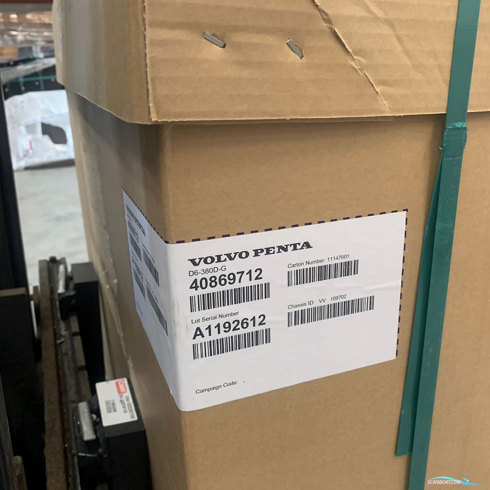 Volvo Penta Ips500 Engine Set 2x D6-380 Engine Set