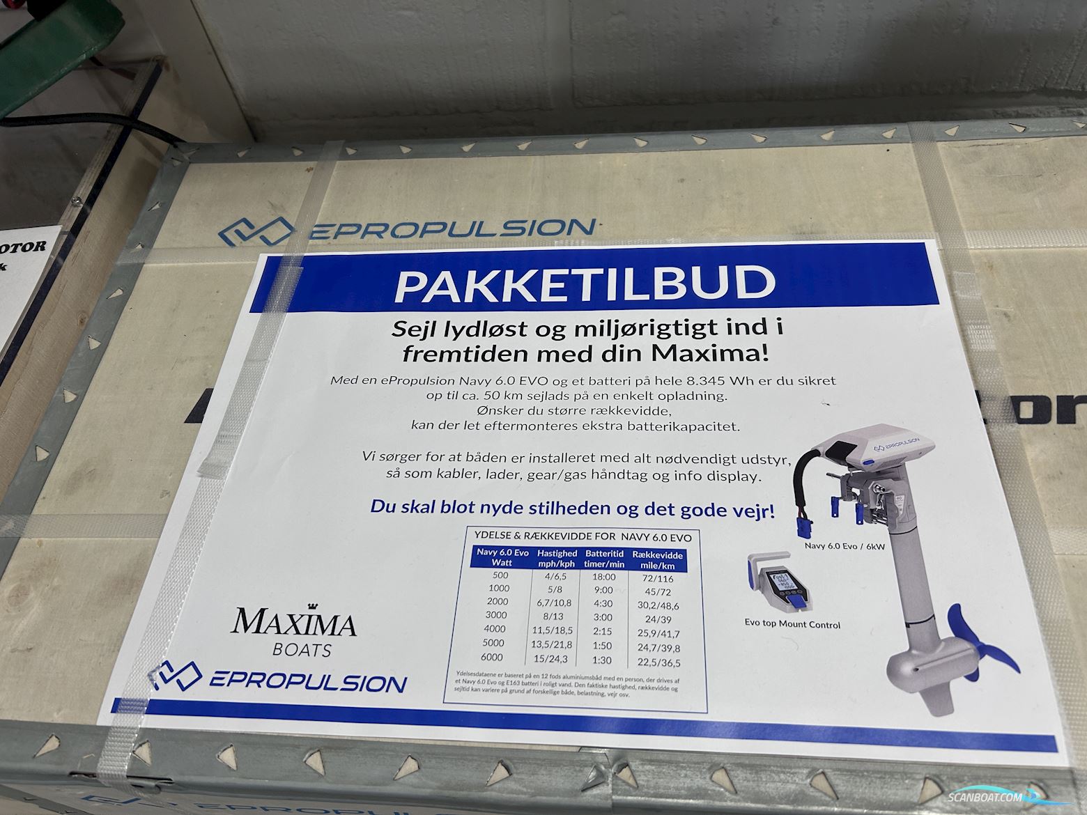  Epropulsion Navy 3.0 EVO - svarer til ca. 6 hk