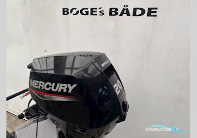 20 hk Mercury-EFI 4 takt med el start, powertilt og fjern betjening. Bootsmotor 2025, Dänemark