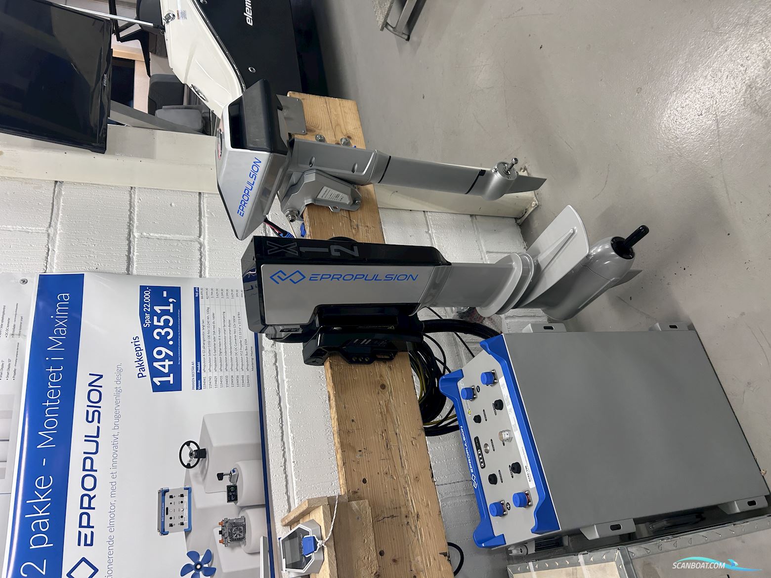 Epropulsion X12 Bootsmotor 2026, mit Svarer Til ca. 20 hk i Ydelse motor, Dänemark