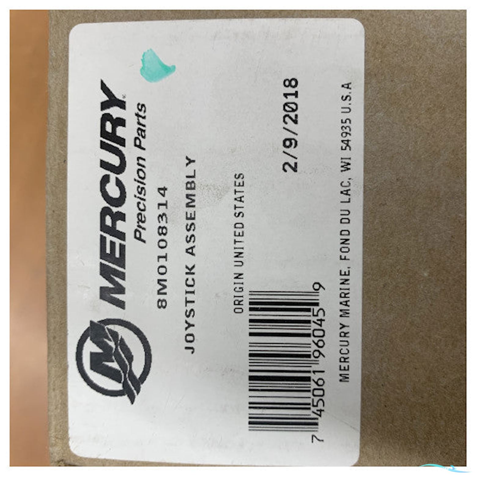Mercury Marine Pilot Steering - Docking System Controller Joystick - 8M0108314