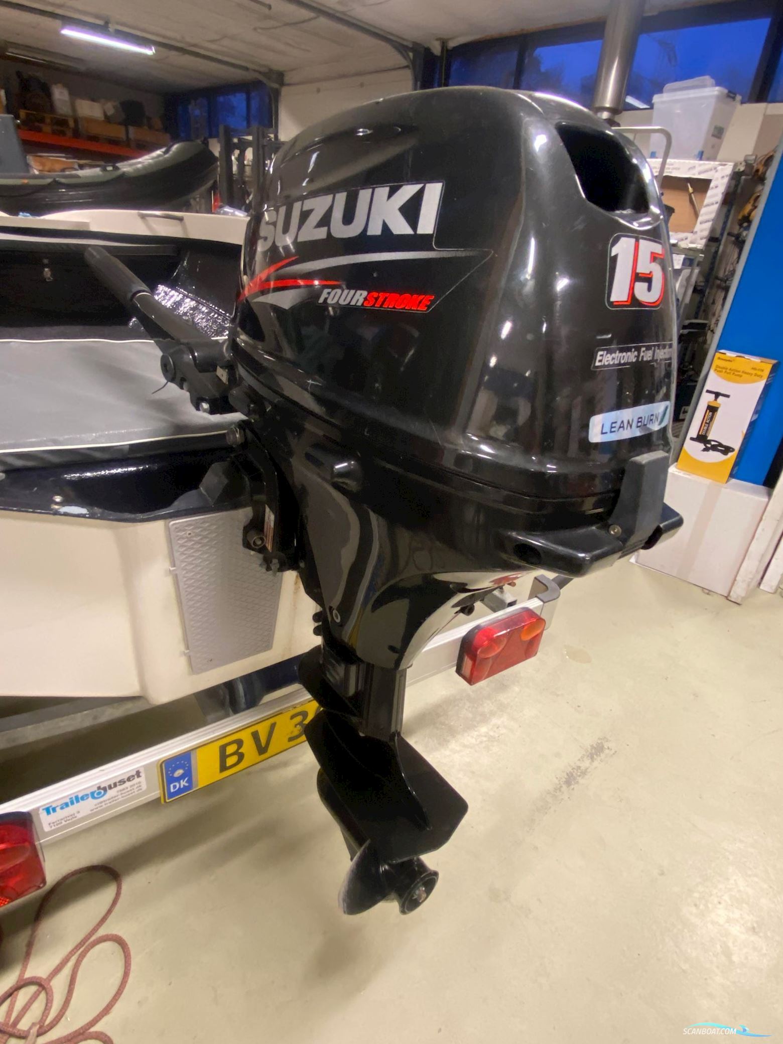 Suzuki DF 15 Kort Ben Bootsmotor 2024, mit Suzuki motor, Dänemark