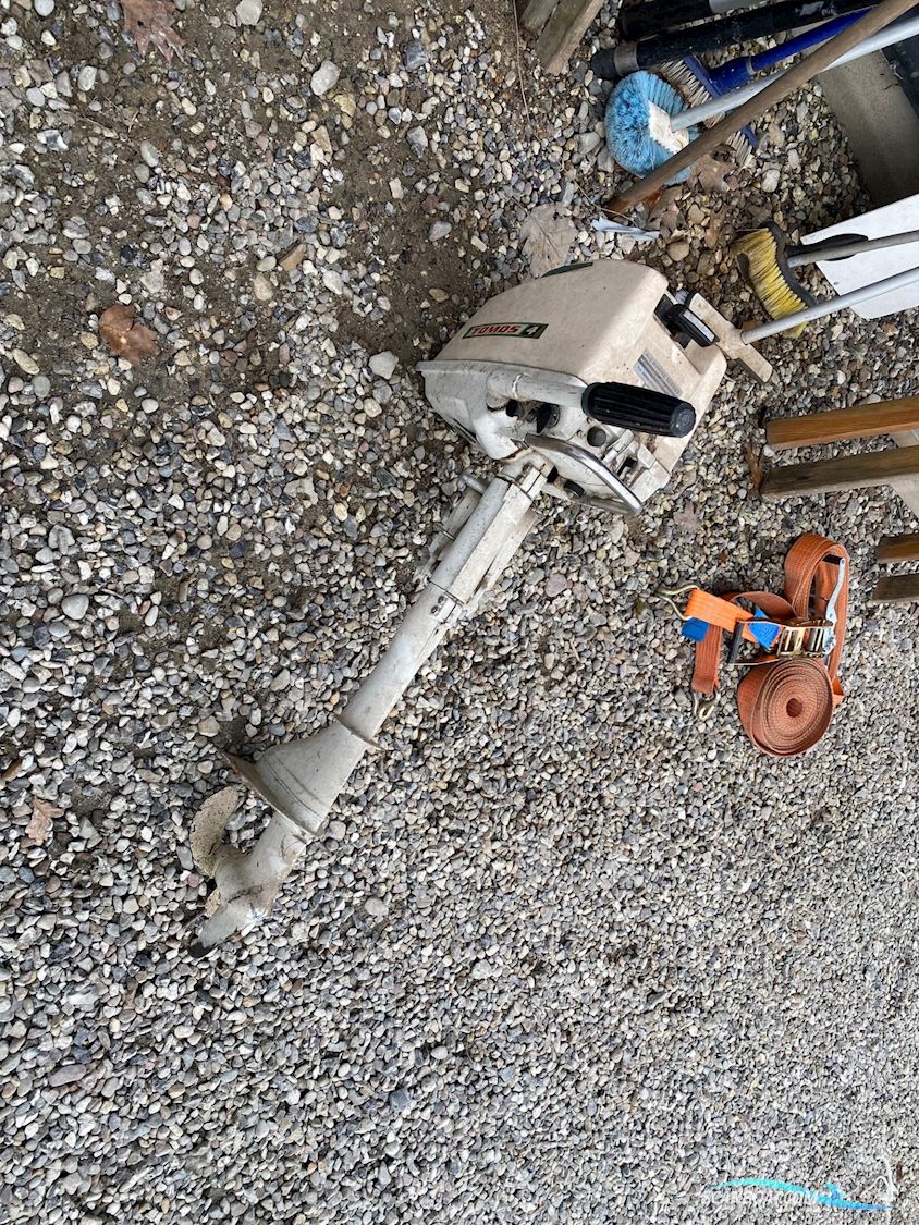 Tomos 4HK Bootsmotor 1975, mit Tomos 4HK motor, Dänemark