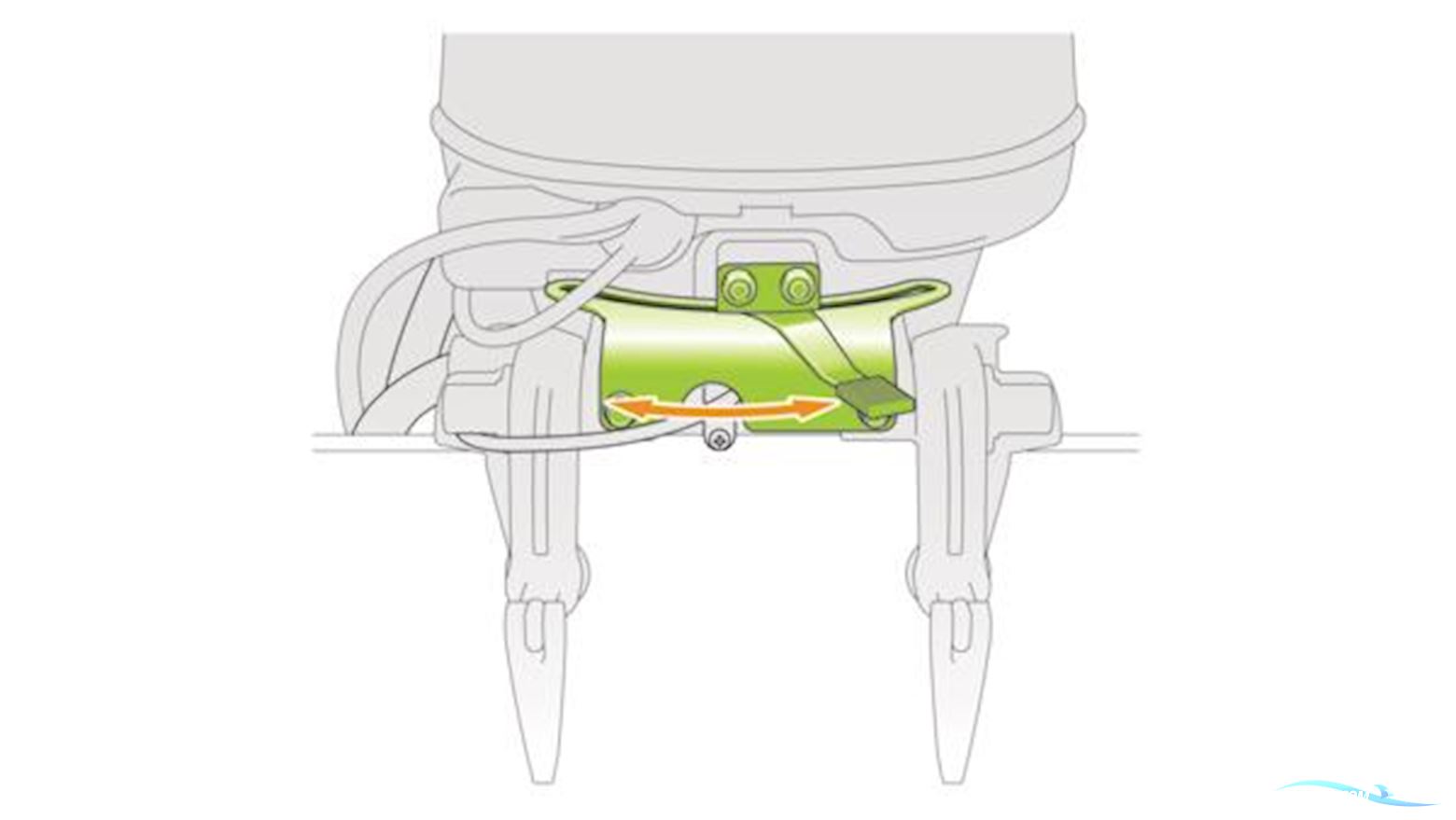 Yamaha 30 HK - Fjernbetjening, Elektrisk, Powertrim