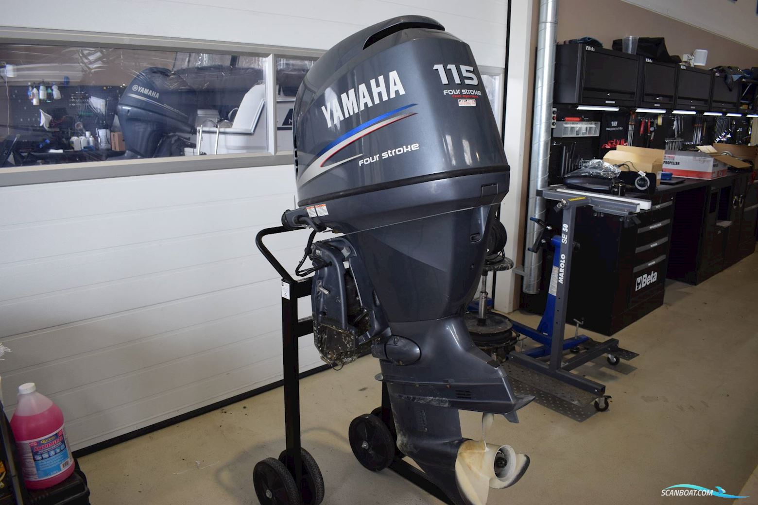 Yamaha F115 HK - 2010 Bootsmotor 2010, mit Yamaha F115Aetl (Langt Ben) motor, Dänemark