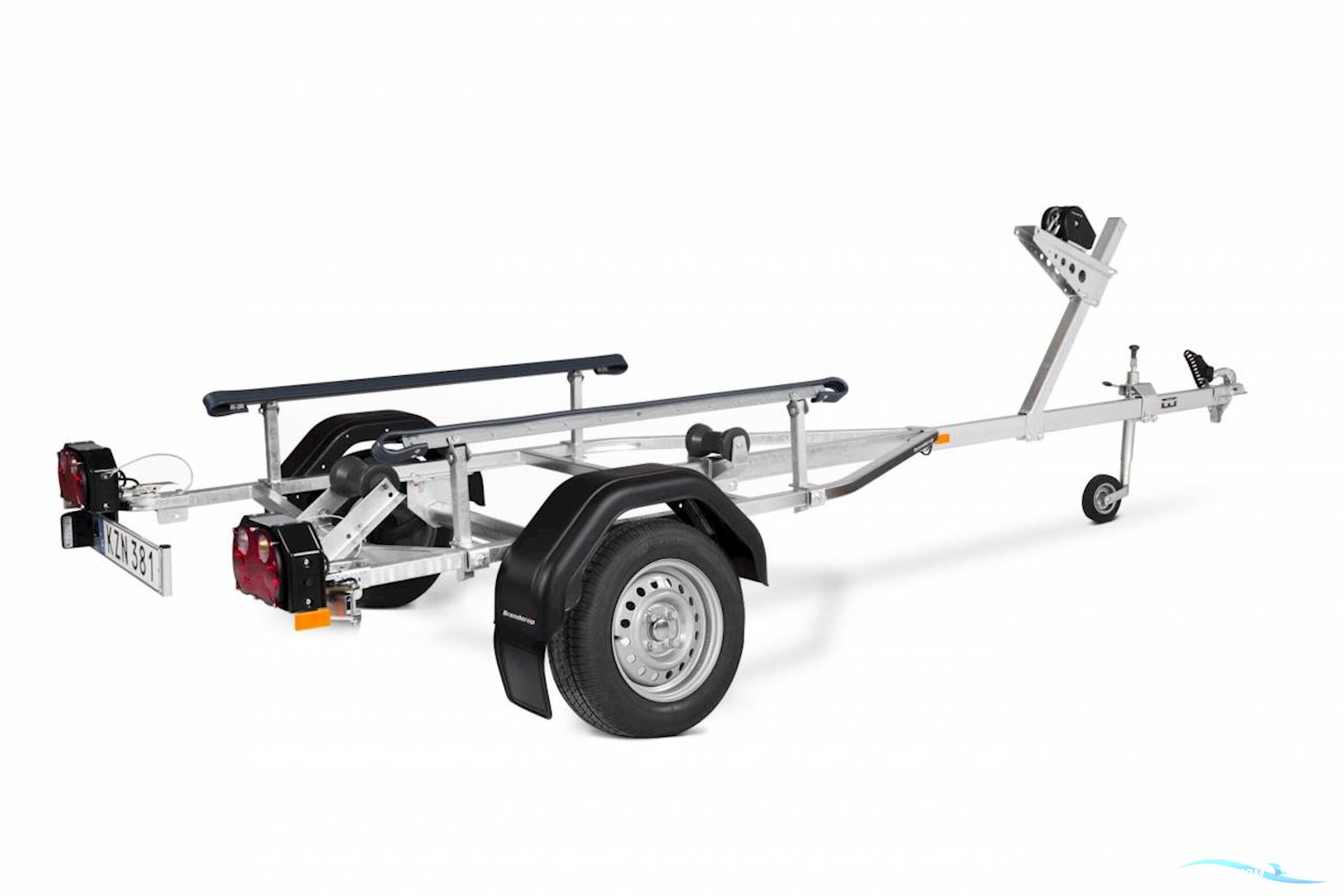 Brenderup 600 kg - Gummi- og Aluminiumsbåde Bootstrailer 2025, Dänemark