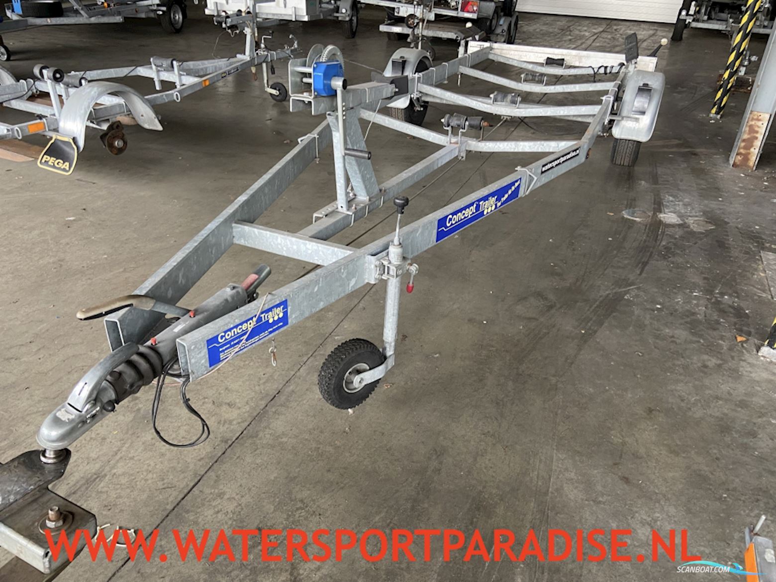 Concept Trailer Enkelasser Geremd Bootstrailer 2024, Niederlande