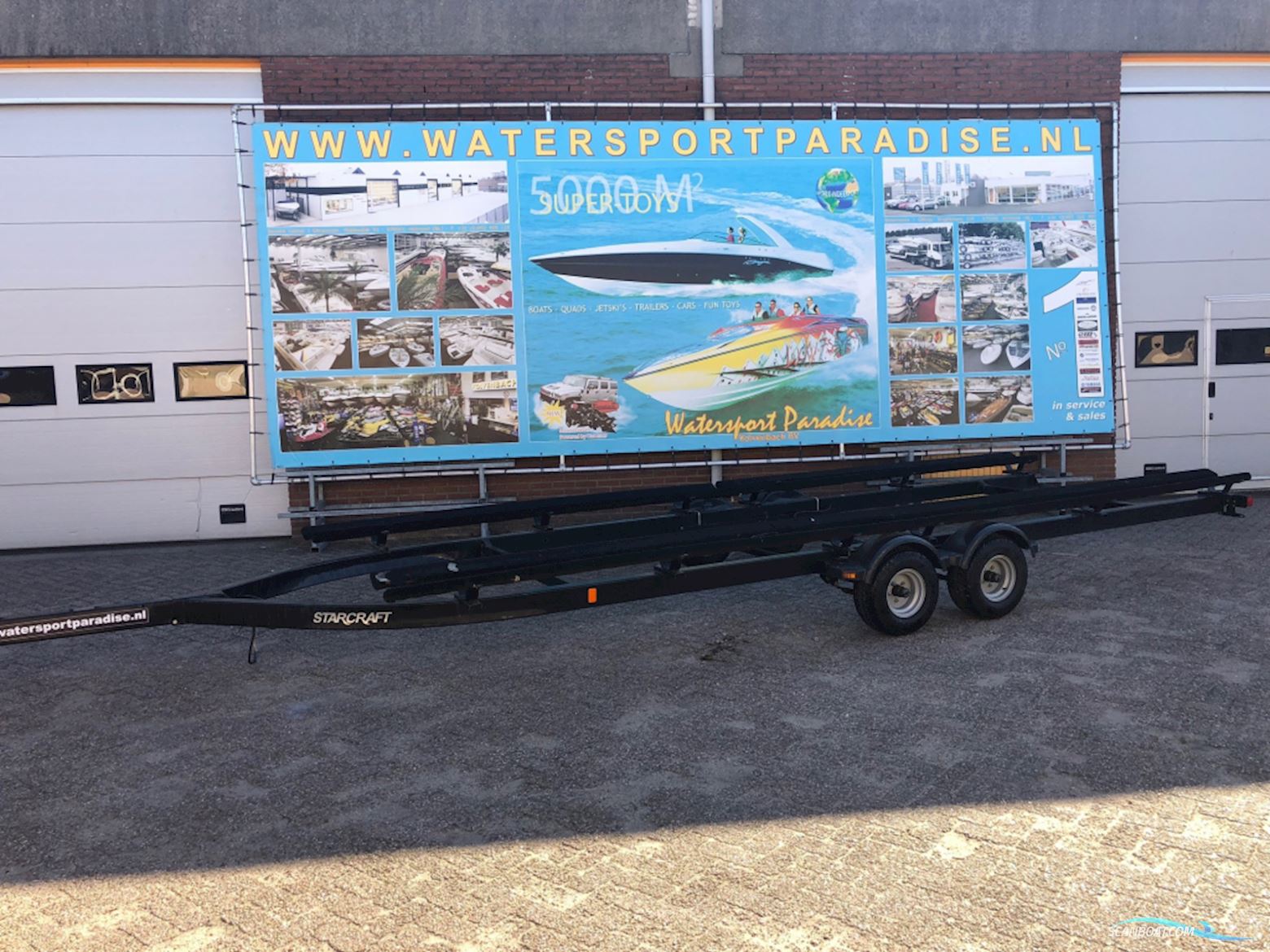 Pontoon Stallingstrailer 2-Asser (Usa) Bootstrailer 2024, Niederlande
