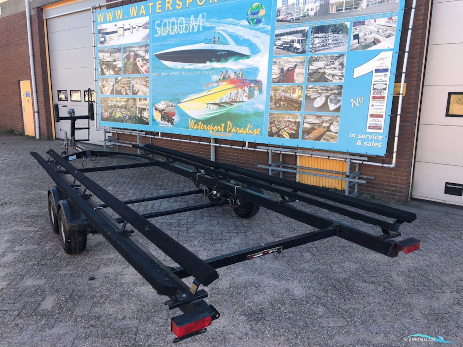 Pontoon Stallingstrailer 2-Asser (Usa)