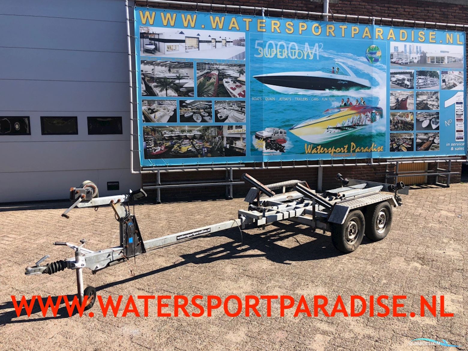 Stallingstrailer 2-Asser Bootstrailer 2024, Niederlande