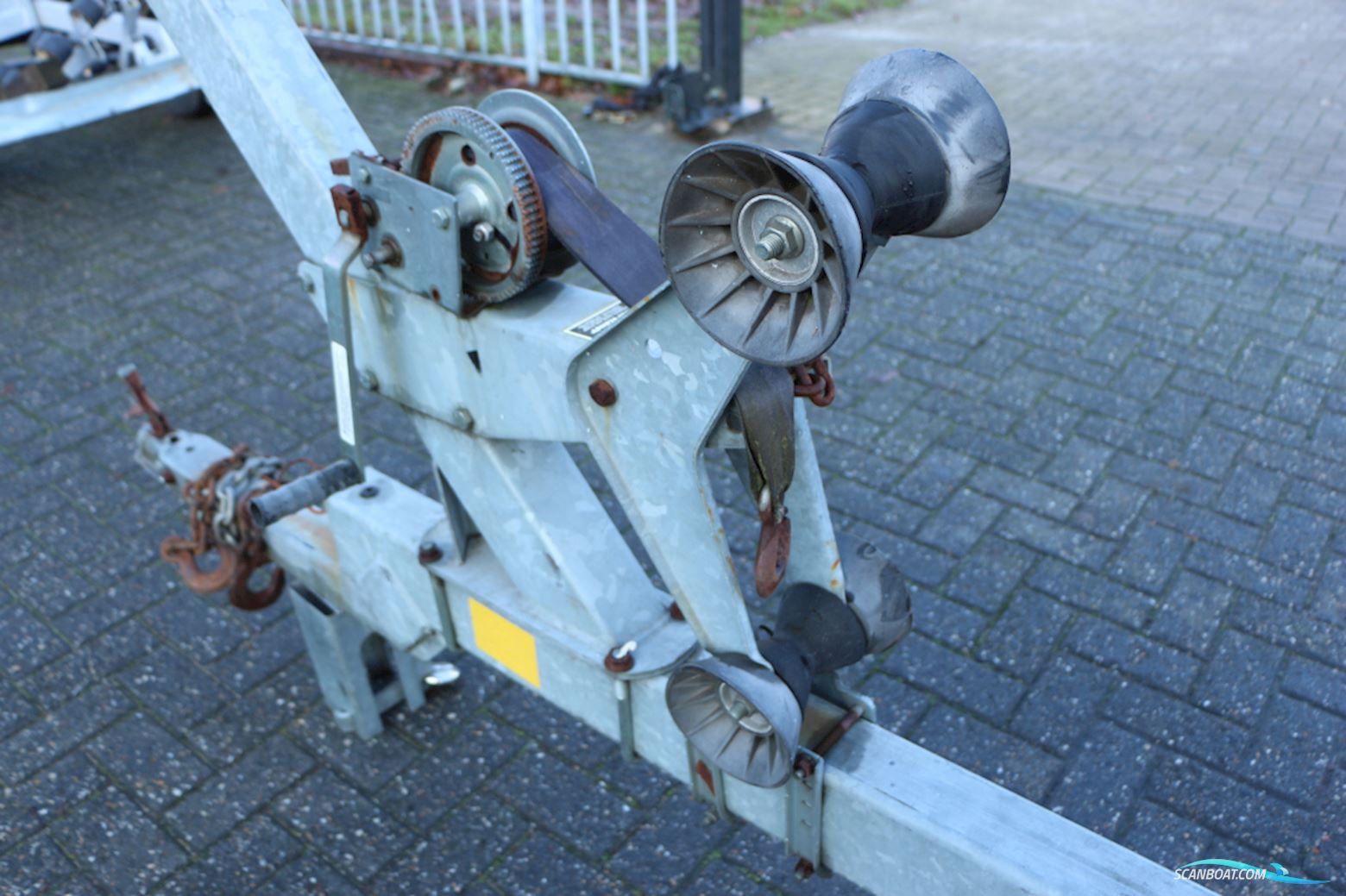 Stallingstrailer 2-asser zonder kenteken