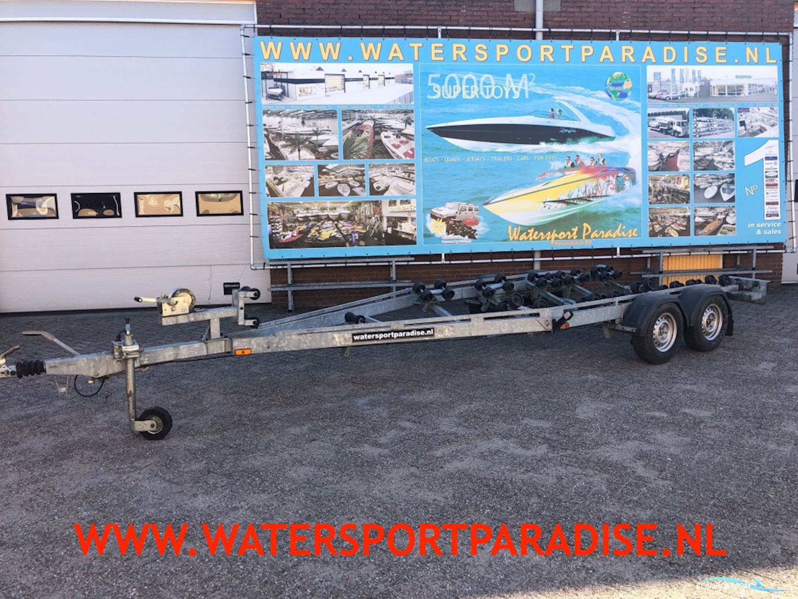 Stallingstrailer Dierkx 2700 2-Asser Bootstrailer 2024, Niederlande