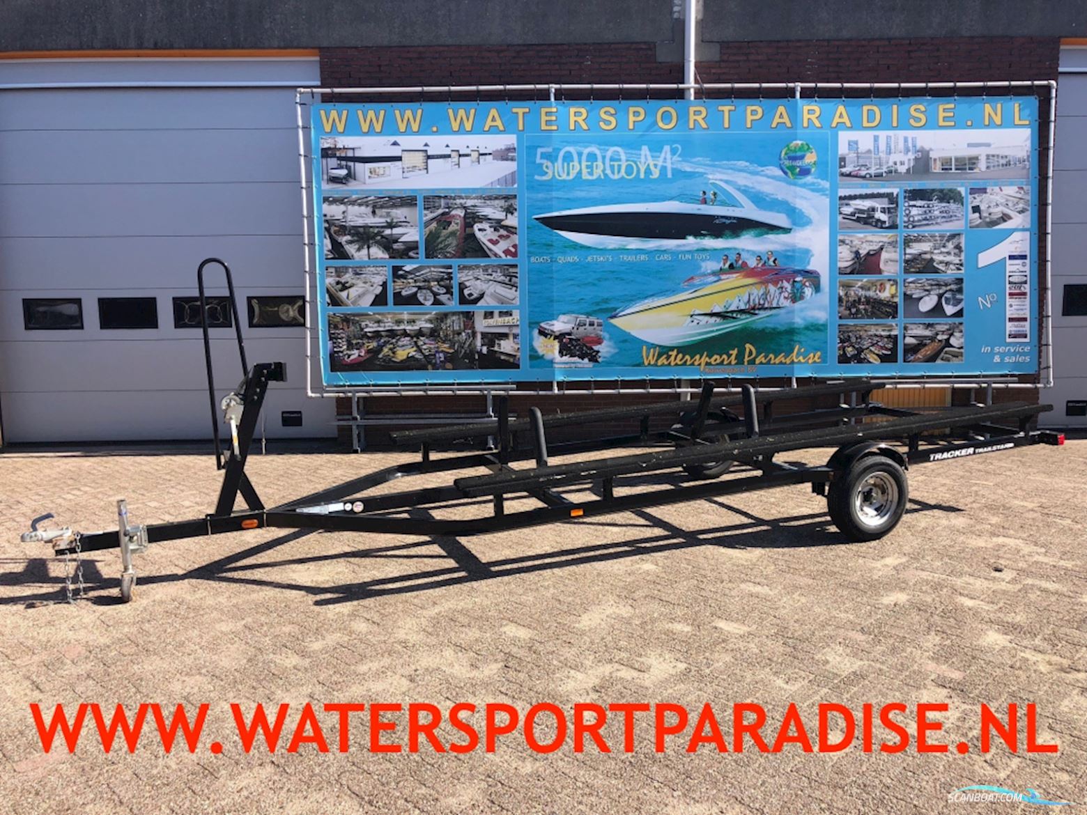Stallingstrailer Pontoontrailer 1-Asser (Usa) Bootstrailer 2024, Niederlande
