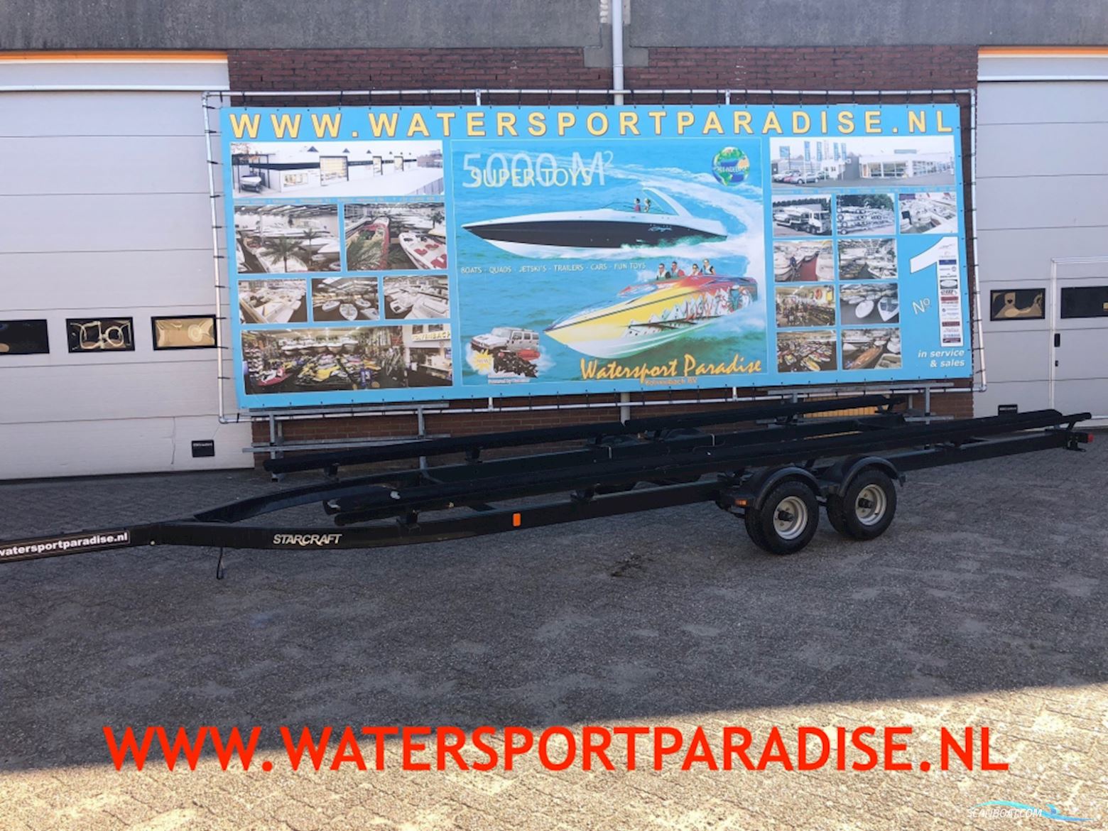 Stallingstrailer Pontoontrailer 2-Asser (Usa) Bootstrailer 2024, Niederlande