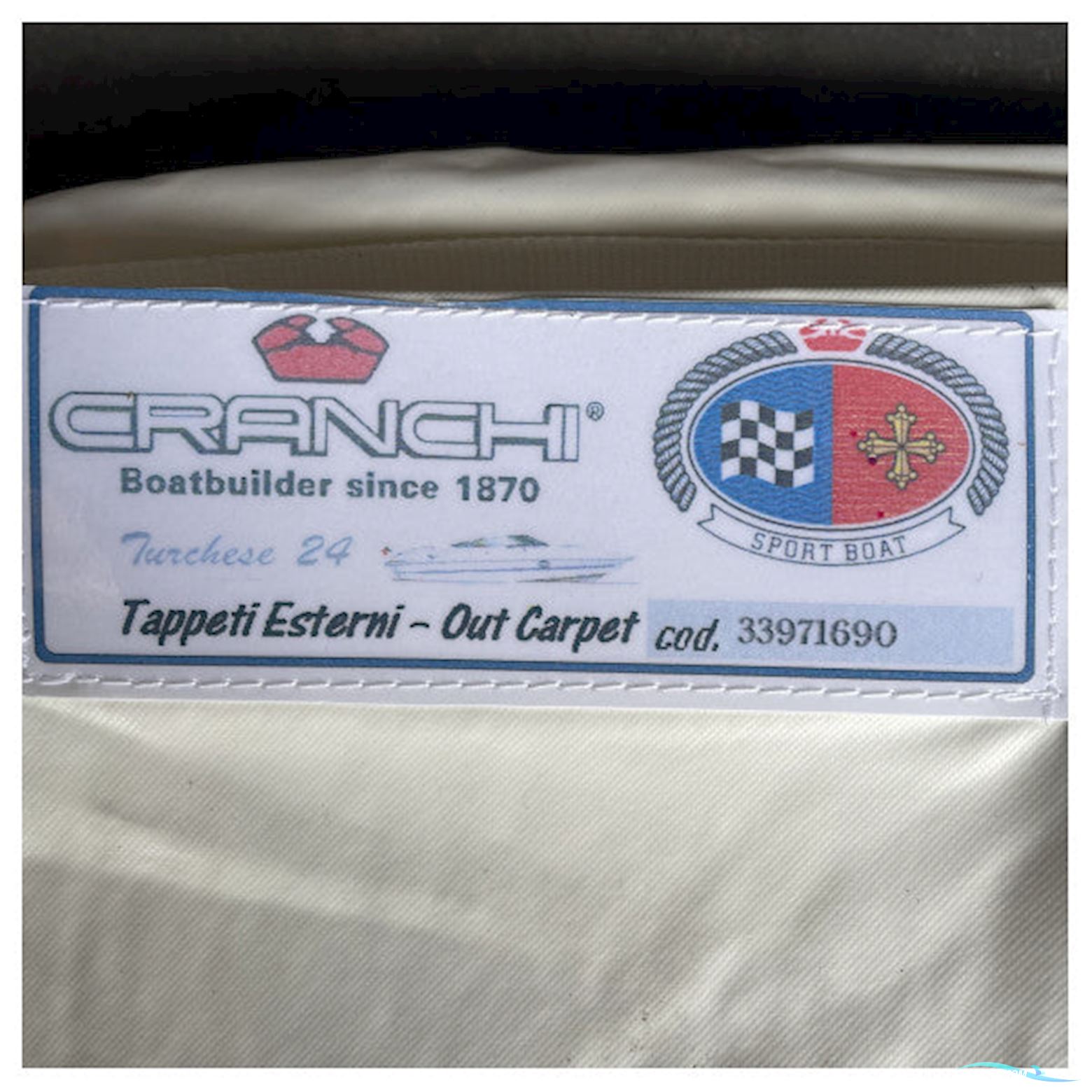 Cranchi Turchese 24 Non-Slip Cockpit Carpet Blue - 33971690