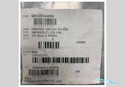 Furuno S-Vdr Pcb Marine-Grade Printed Circuit Board For Voyage Data Recorder Systems - 00438534000 Bootszubehör 2026, Niederlande