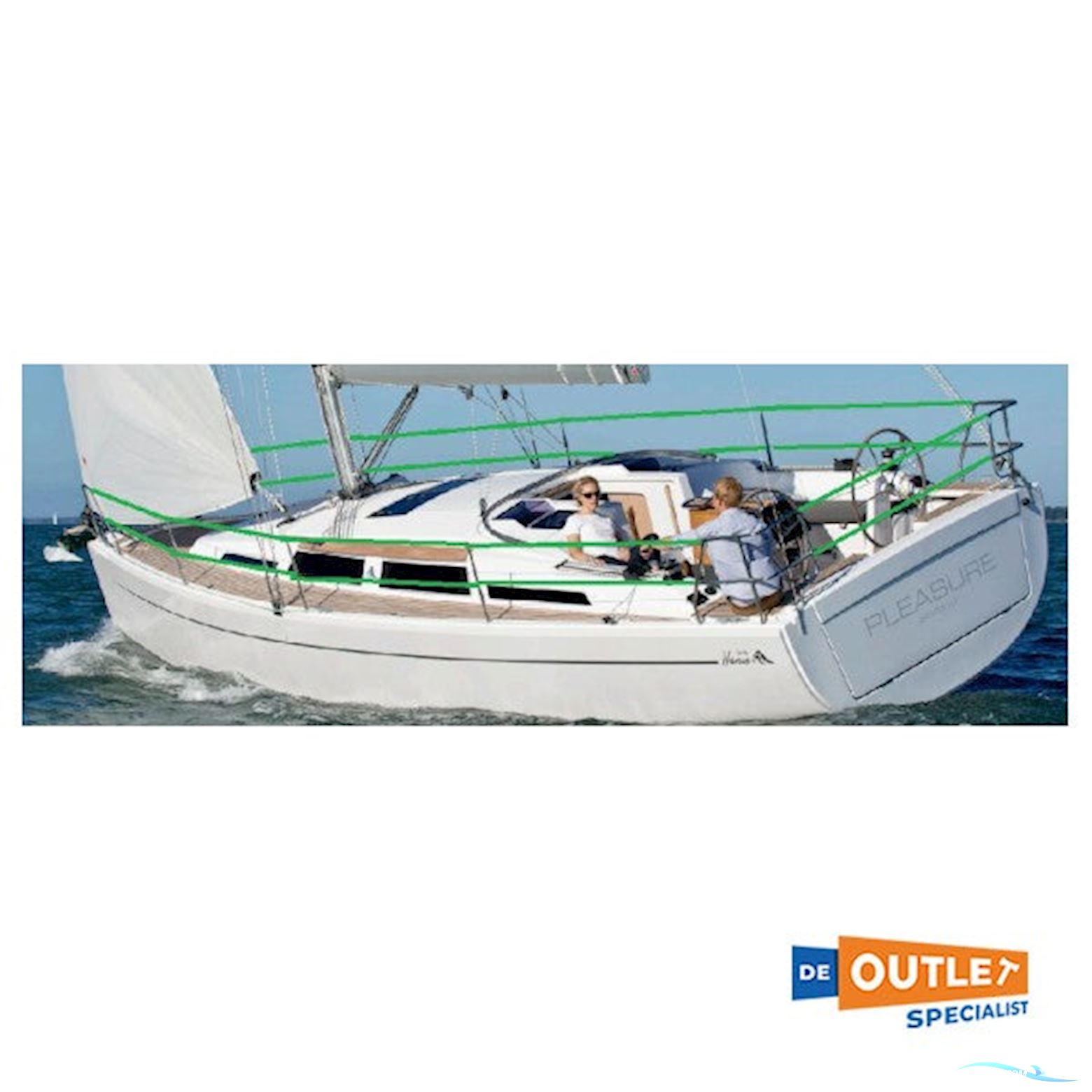 Hanse 345 RVS zeerailing compleet zonder doorgang Bootszubehör 2025, Niederlande