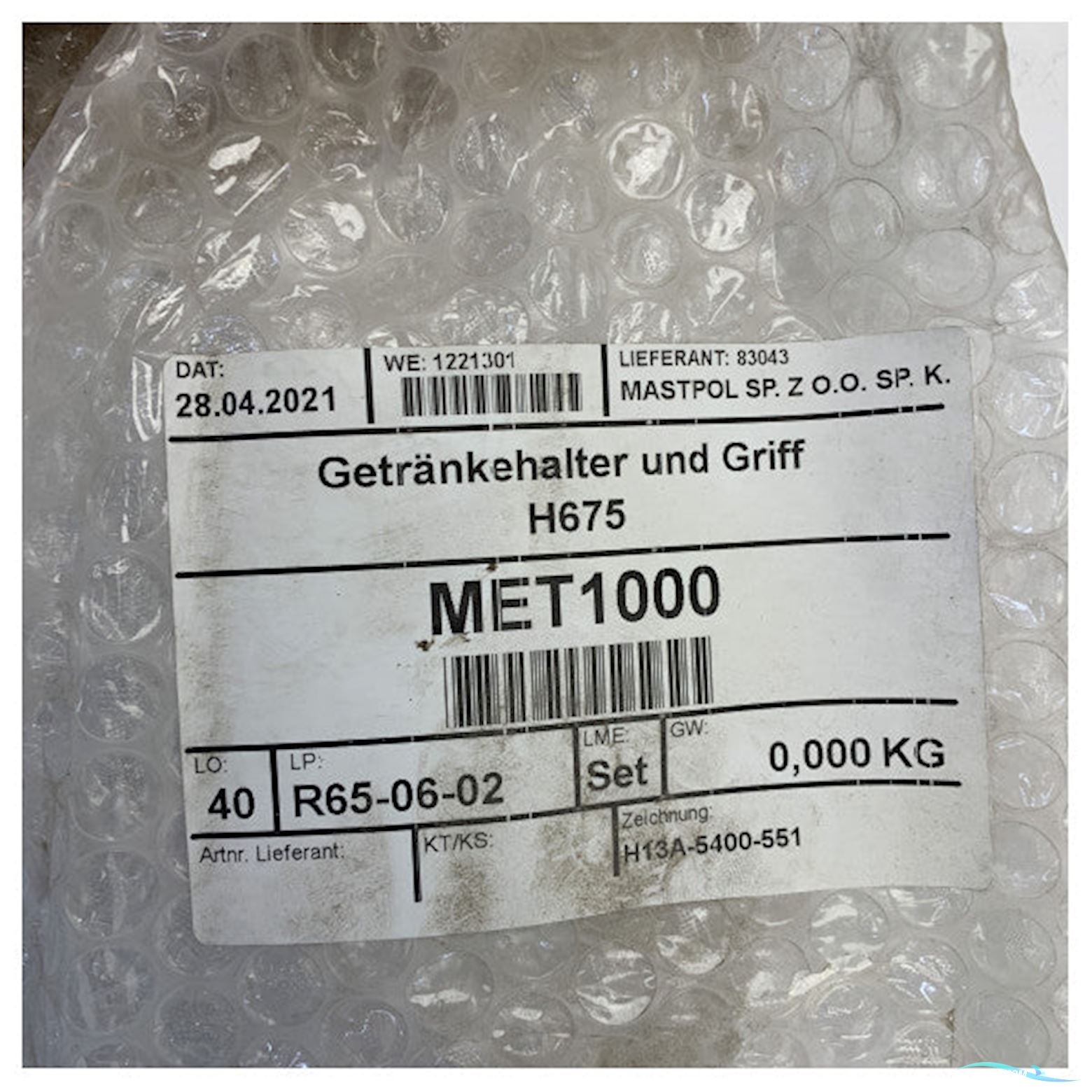 Hanse Yachts Drankhouder en Handrail voor  675