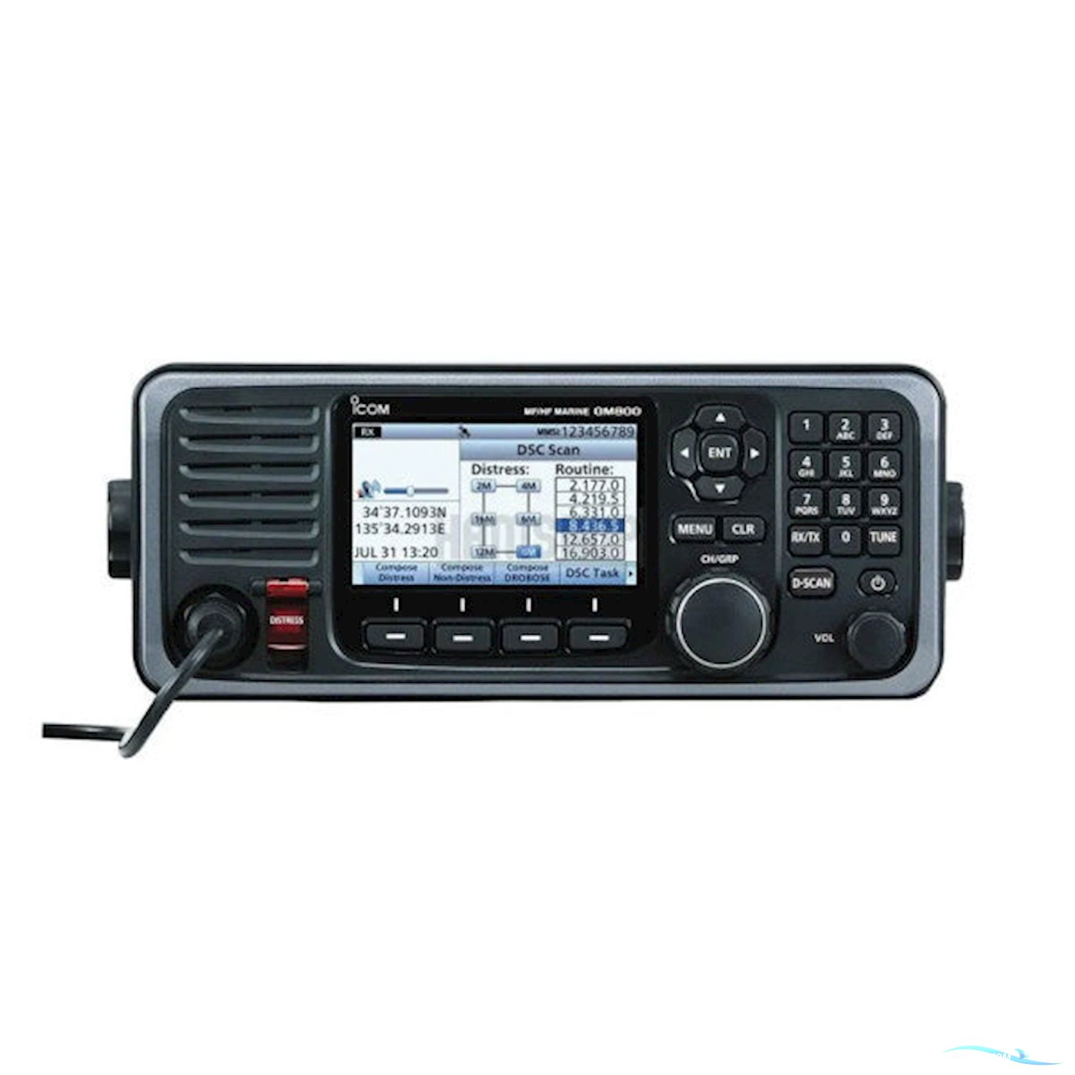 Icom GM800 150W Marine MF-HF Radio Gmdss Class A Transceiver With Dsc And 24V Bootszubehör 2025, Niederlande