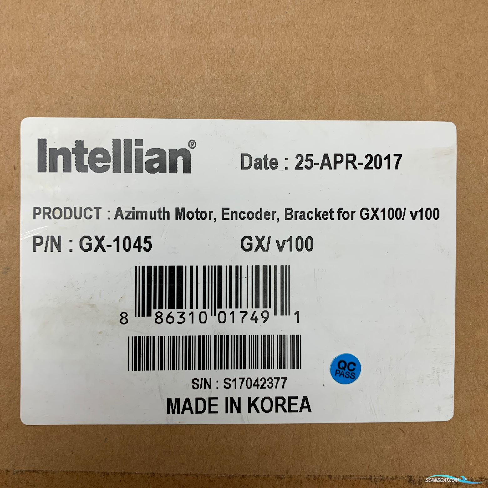 Intellian GX-1045 AZ Drive Motor-Encoder-Bracket Bootszubehör 2025, Niederlande