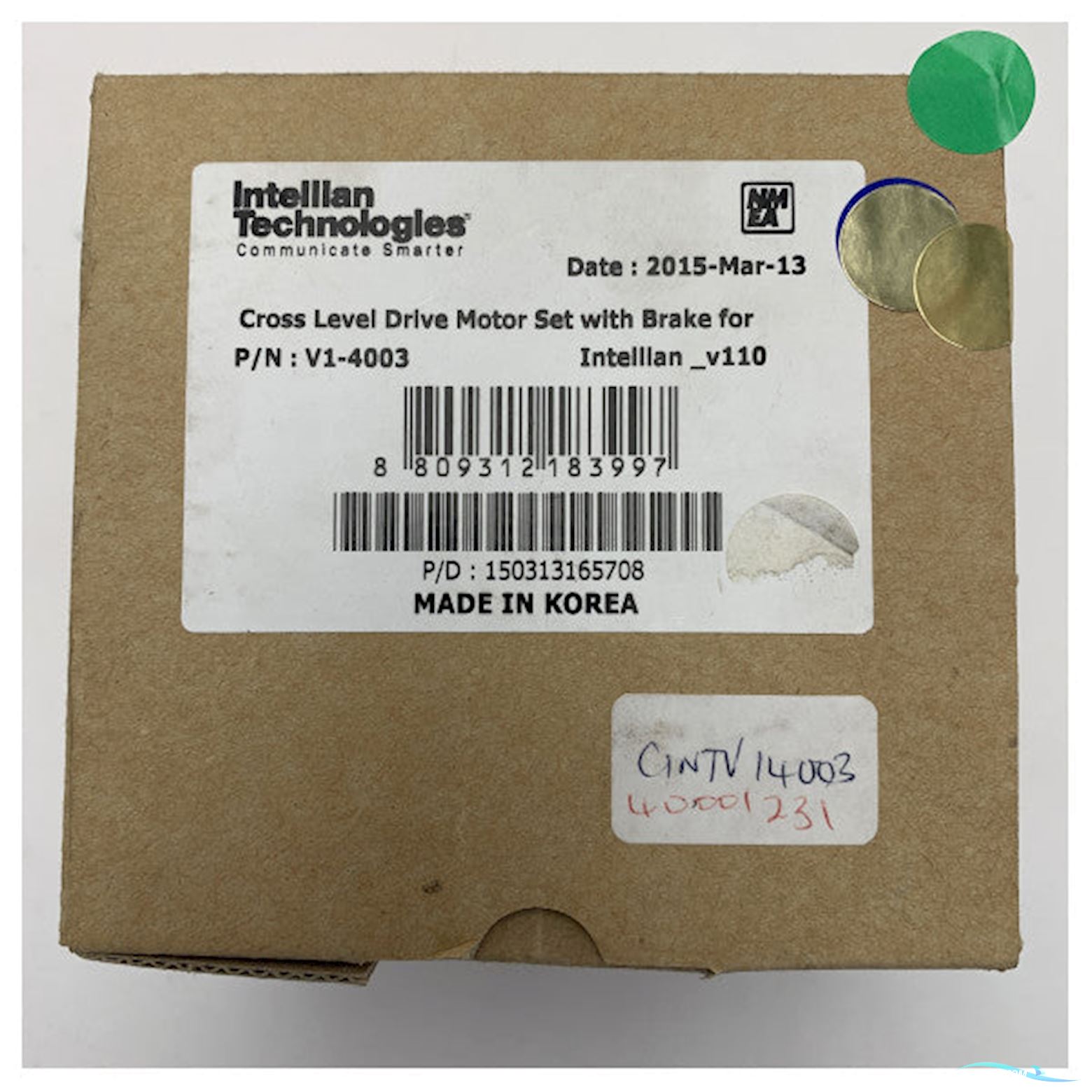 Intellian V1-4003 Cross Level Drive Motor Set With Brake For V110
