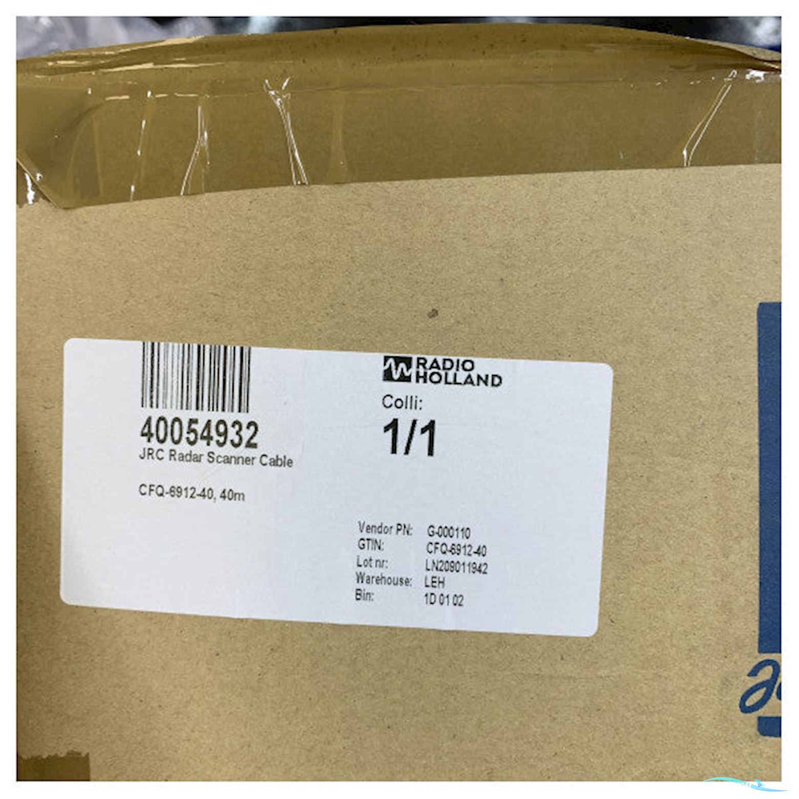 Jrc Jcr Cfq-6912-40 Radar Scanner Connector Cable 40M