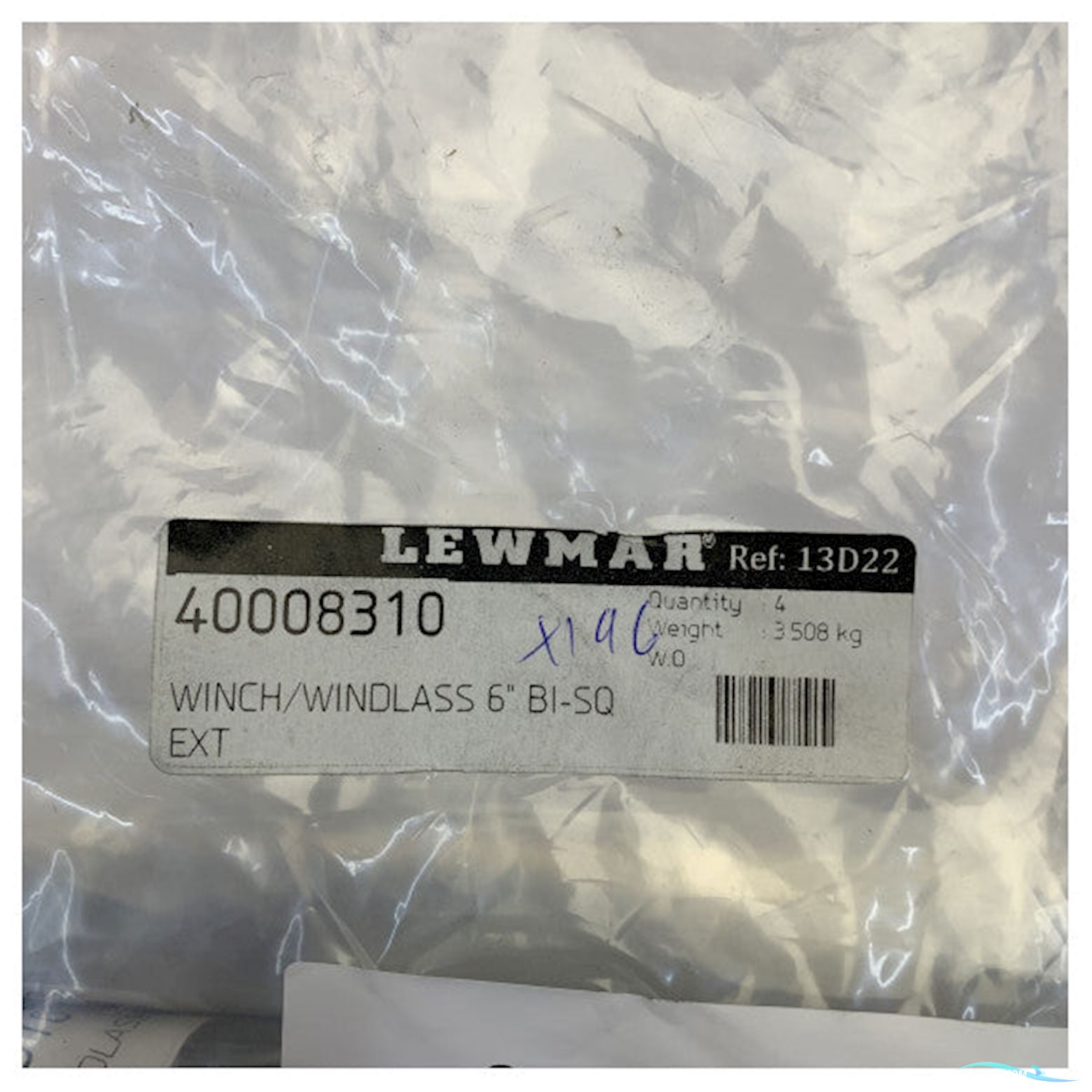 Lewmar 40008310 6inch Bi-Square Winch & Windlass Extension Drive