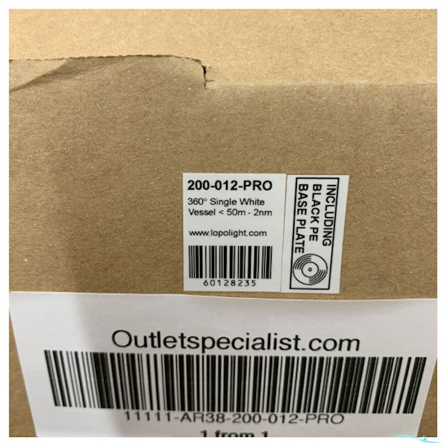 Lopolight 200-012-Pro 360 Degree Marine Anchor Navigation Light White Led For Boats up to 50m